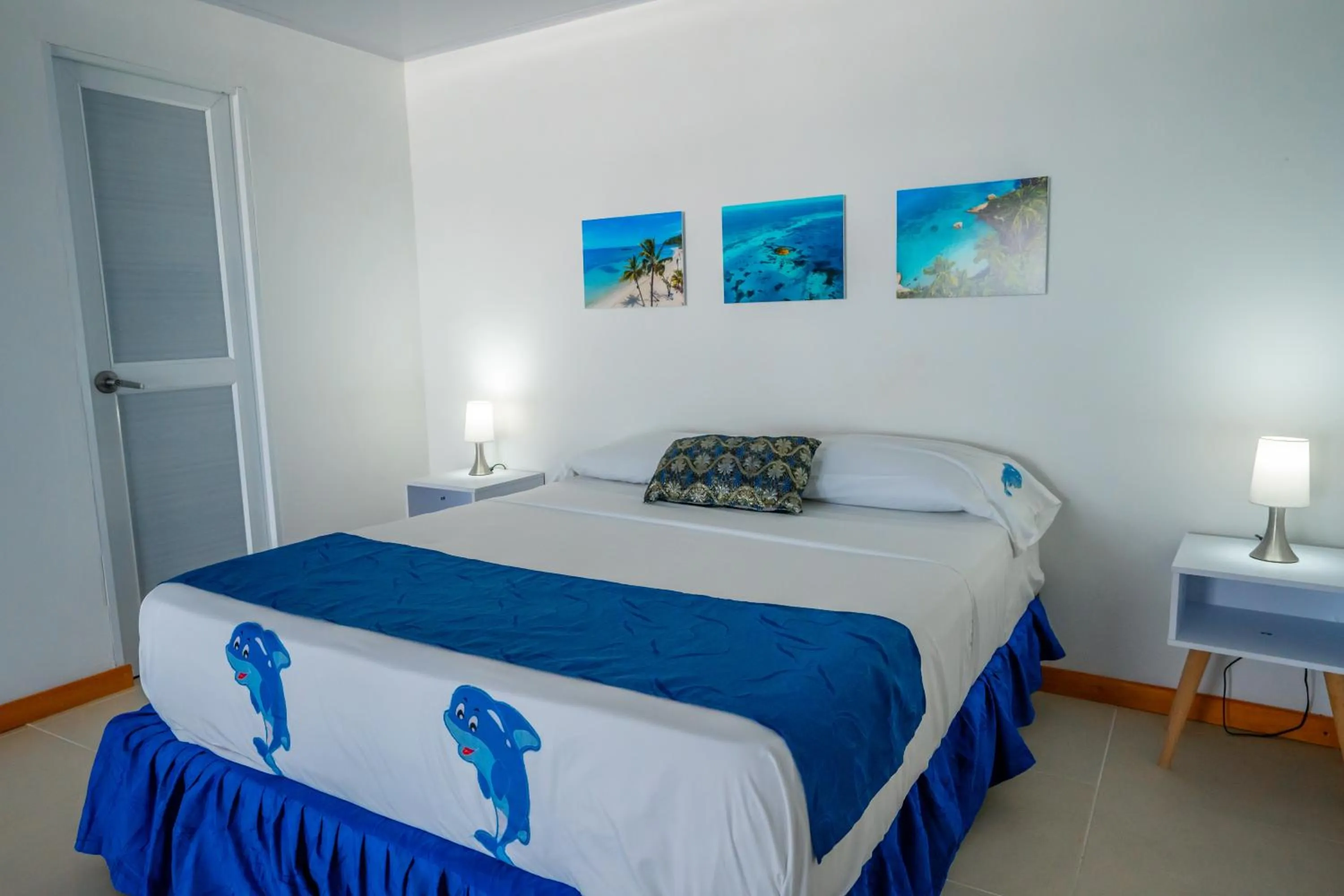 Bed in Hotel El Pirata Morgan