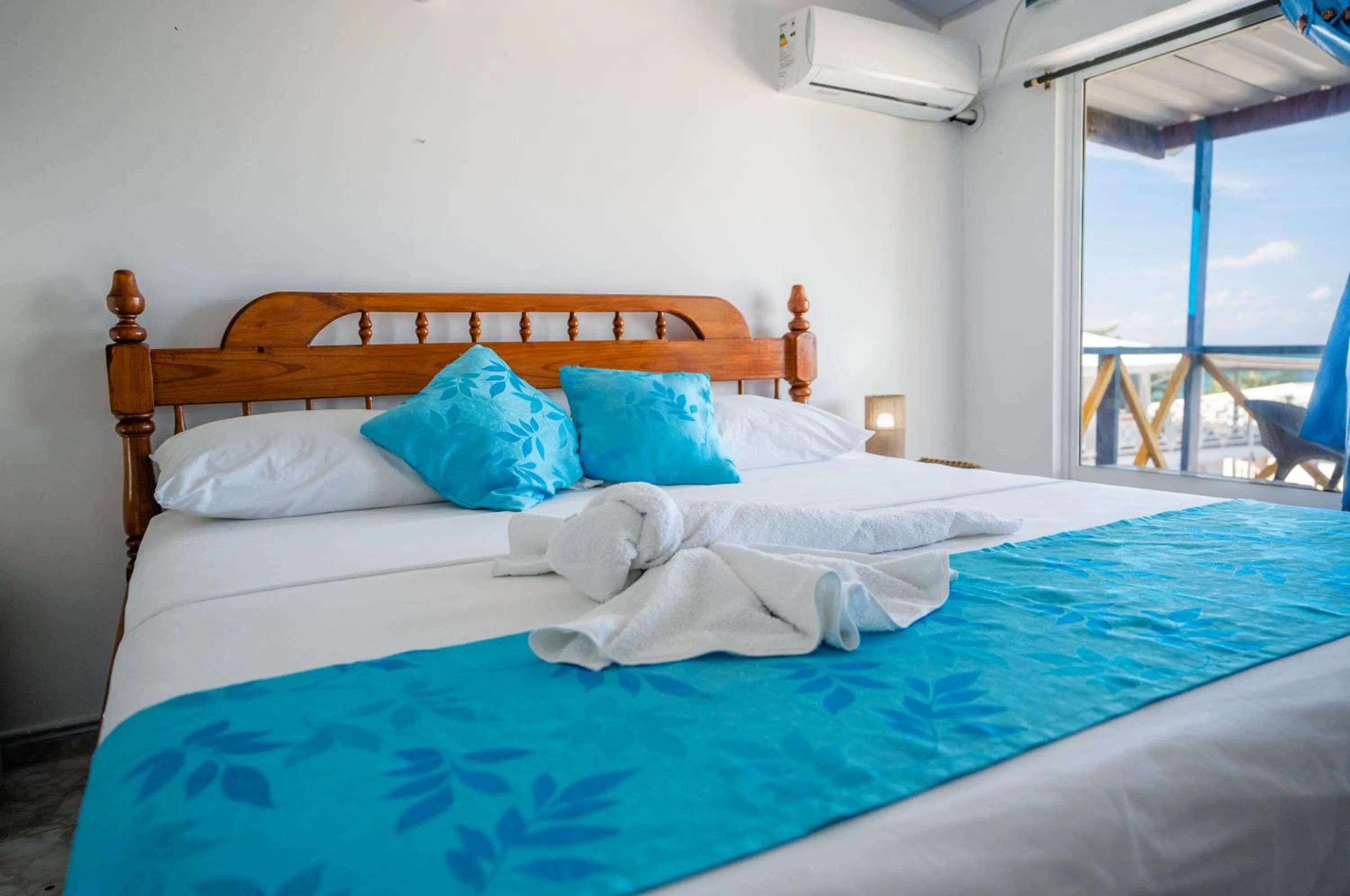 Bed in Hotel El Pirata Morgan