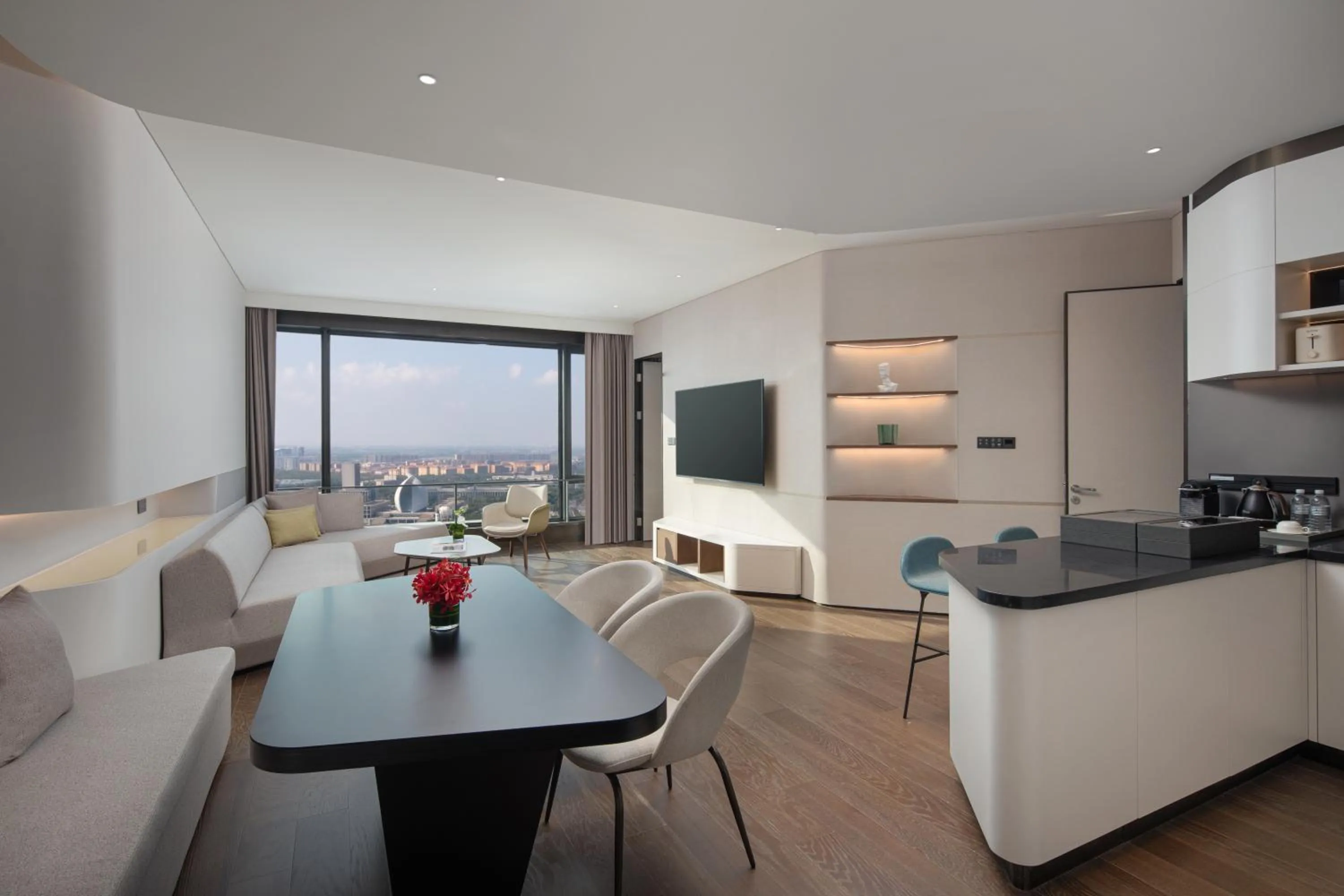 Living room in Radisson Collection Lingang Shanghai