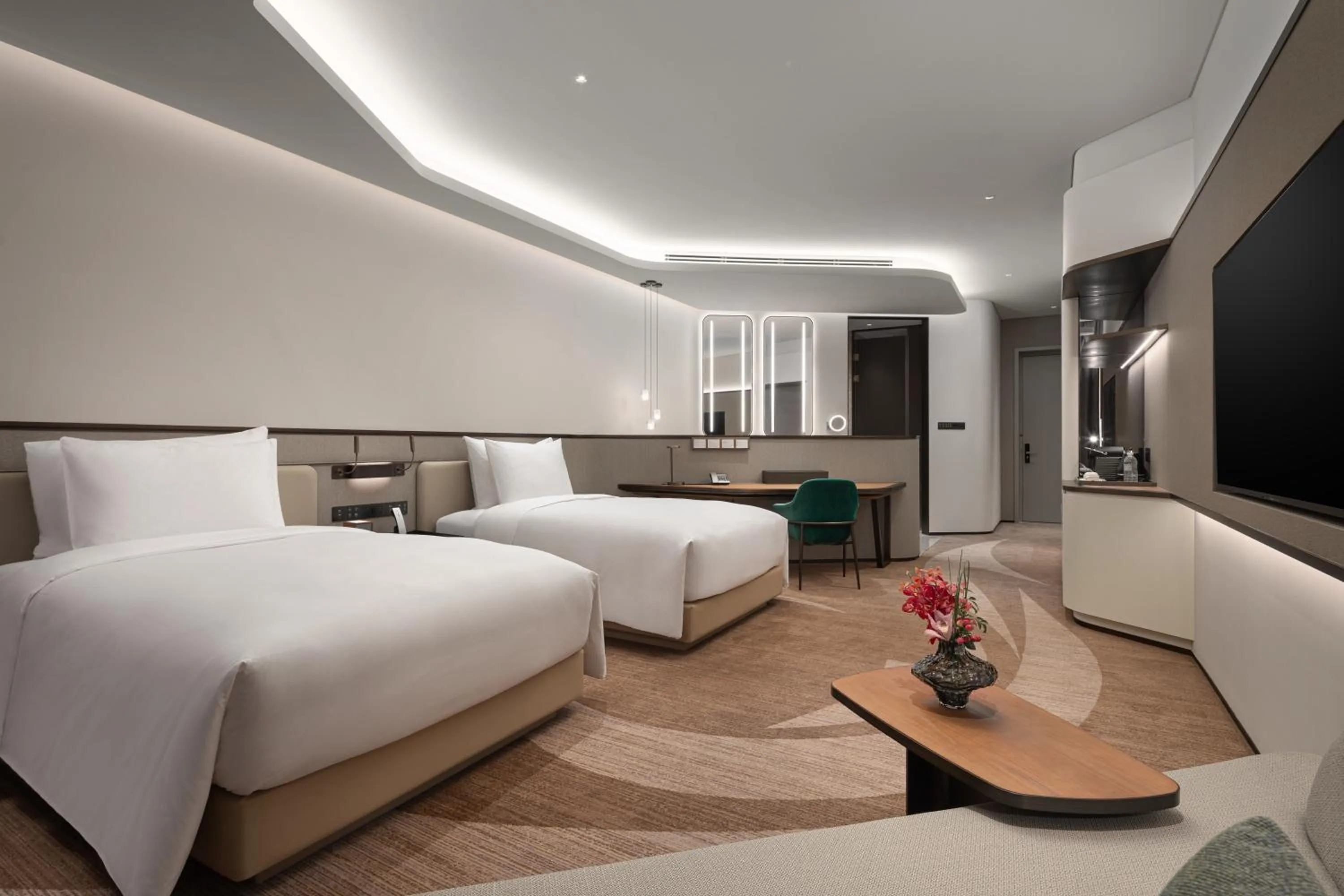 Photo of the whole room, Bed in Radisson Collection Lingang Shanghai