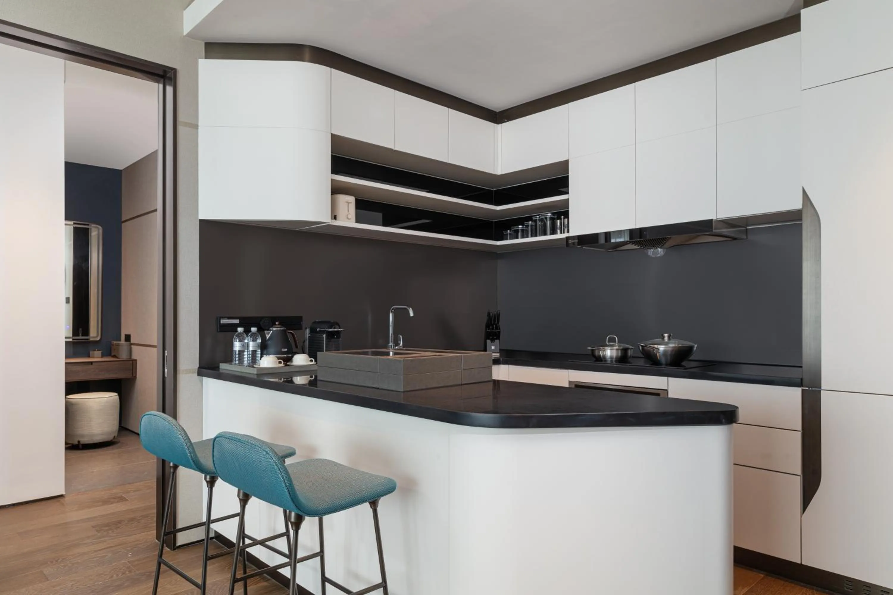 Kitchen or kitchenette in Radisson Collection Lingang Shanghai