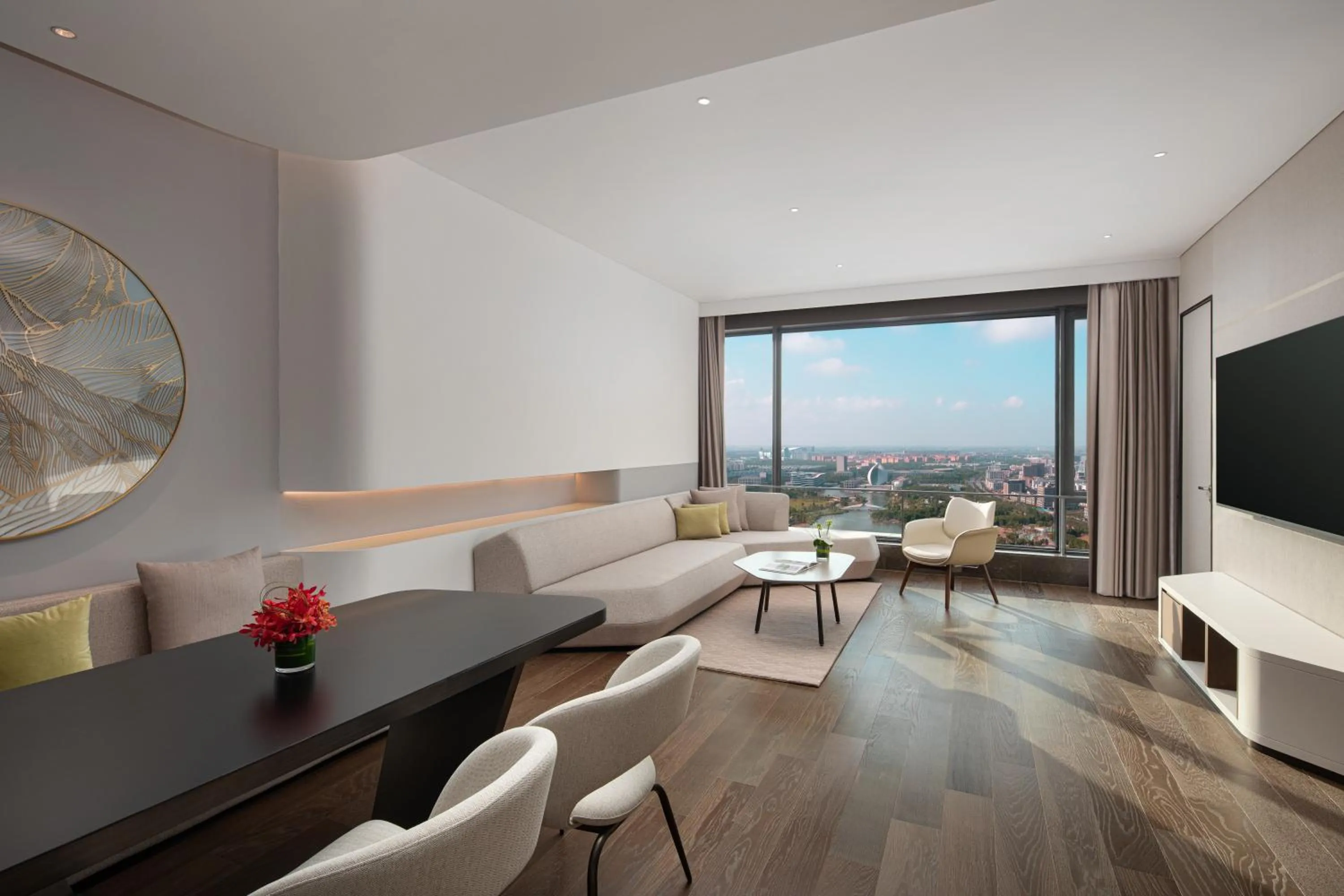 Living room in Radisson Collection Lingang Shanghai