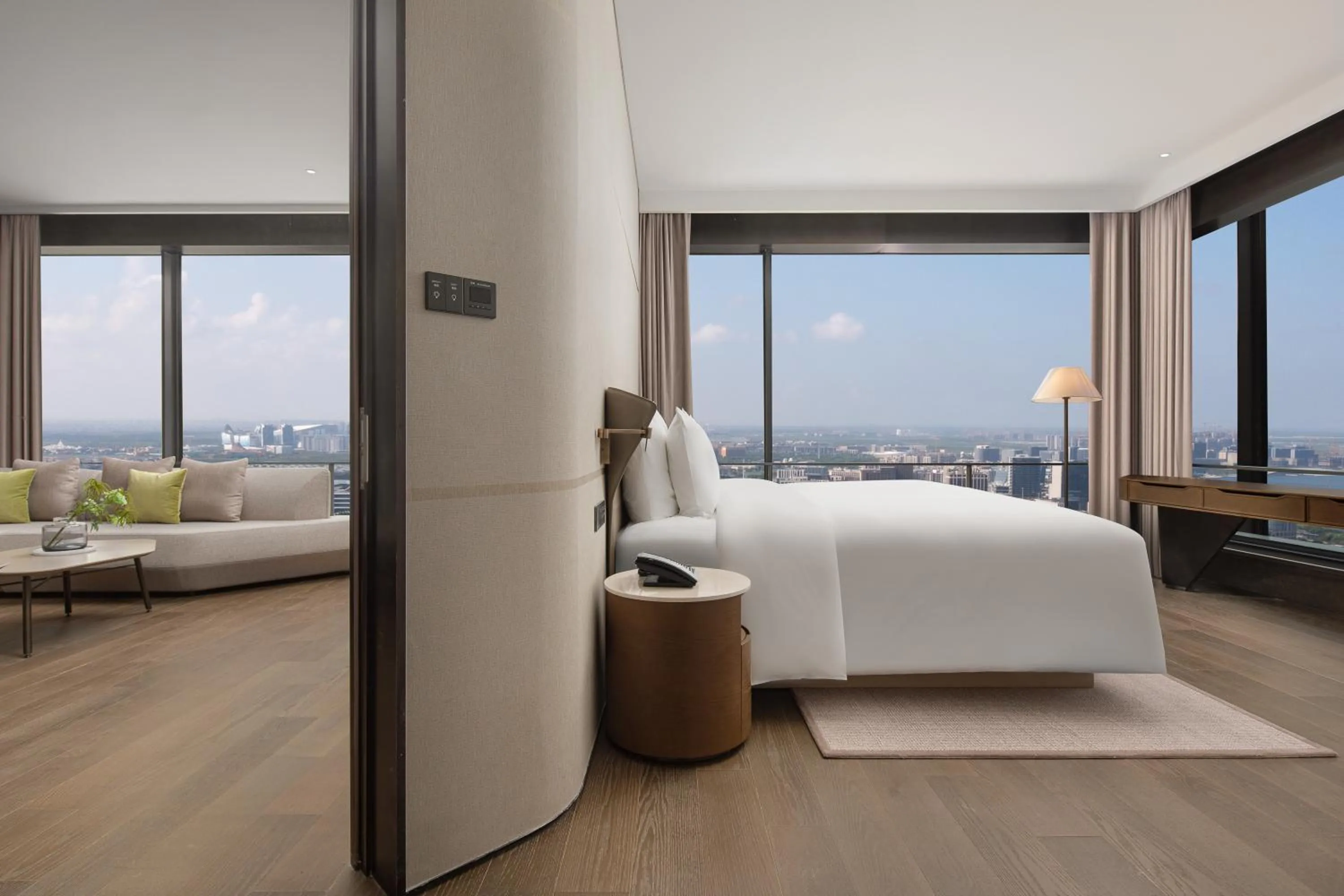 Bedroom, Bed in Radisson Collection Lingang Shanghai