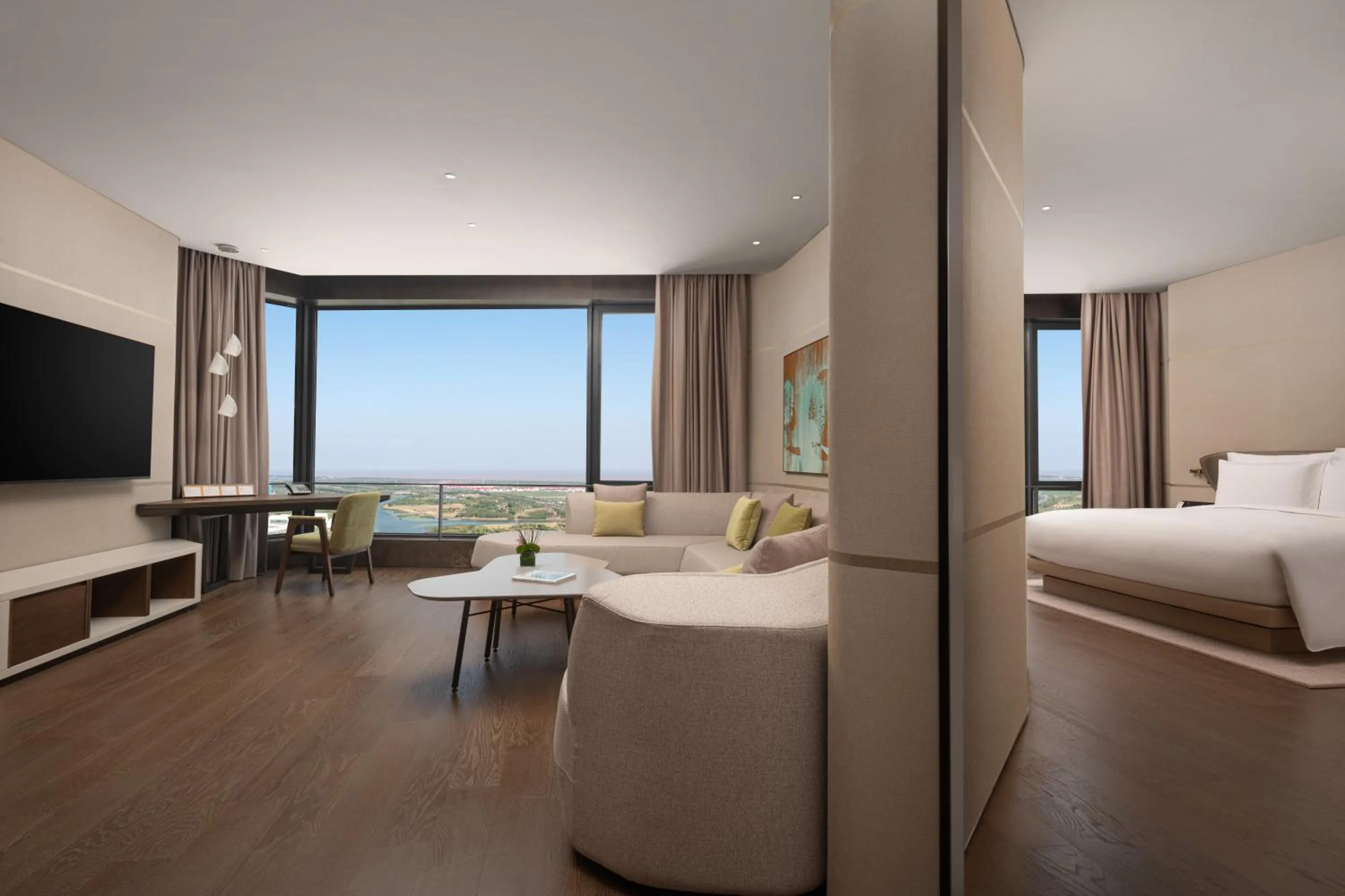 TV and multimedia, Bed in Radisson Collection Lingang Shanghai