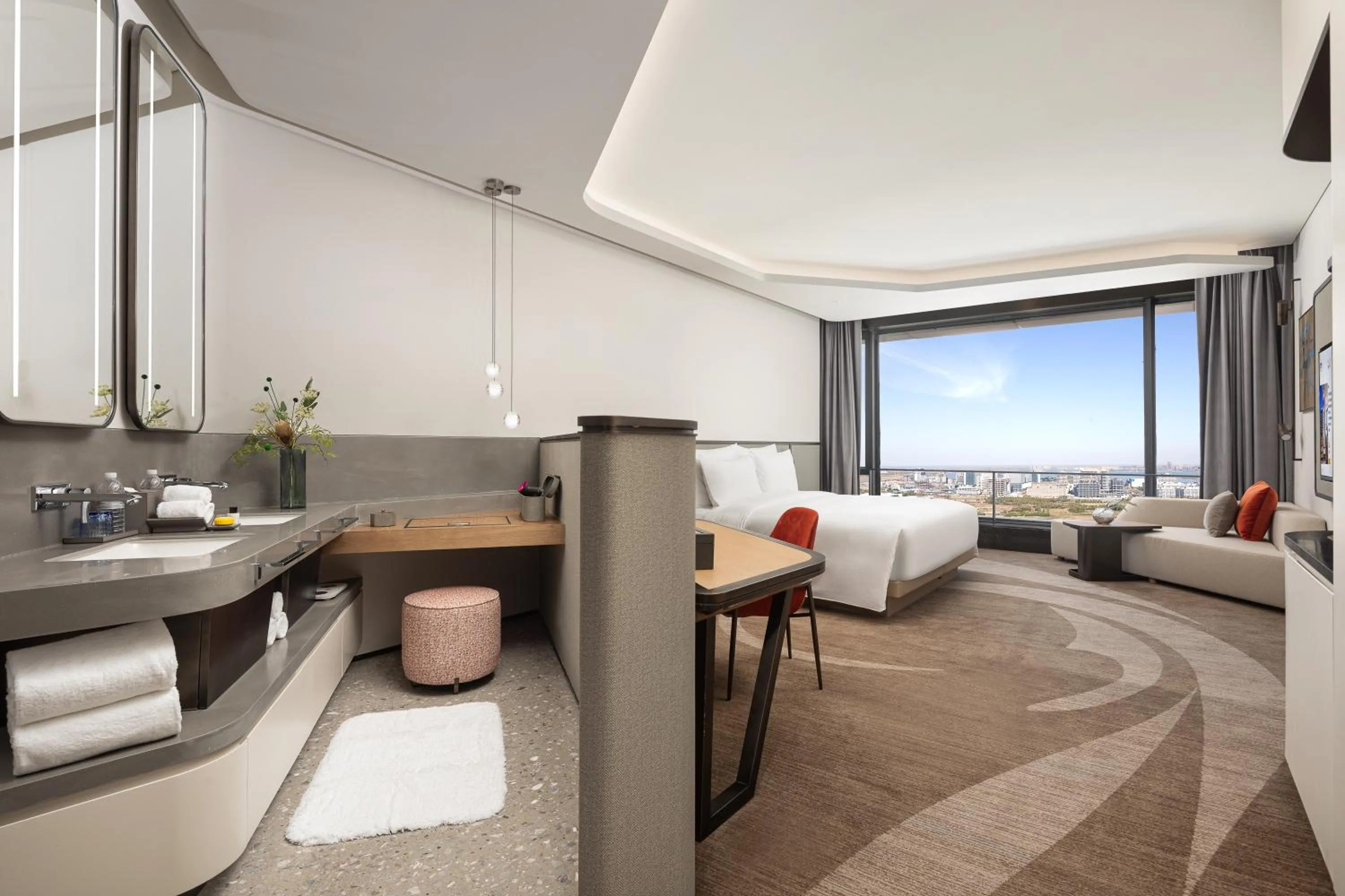 Seating area in Radisson Collection Lingang Shanghai