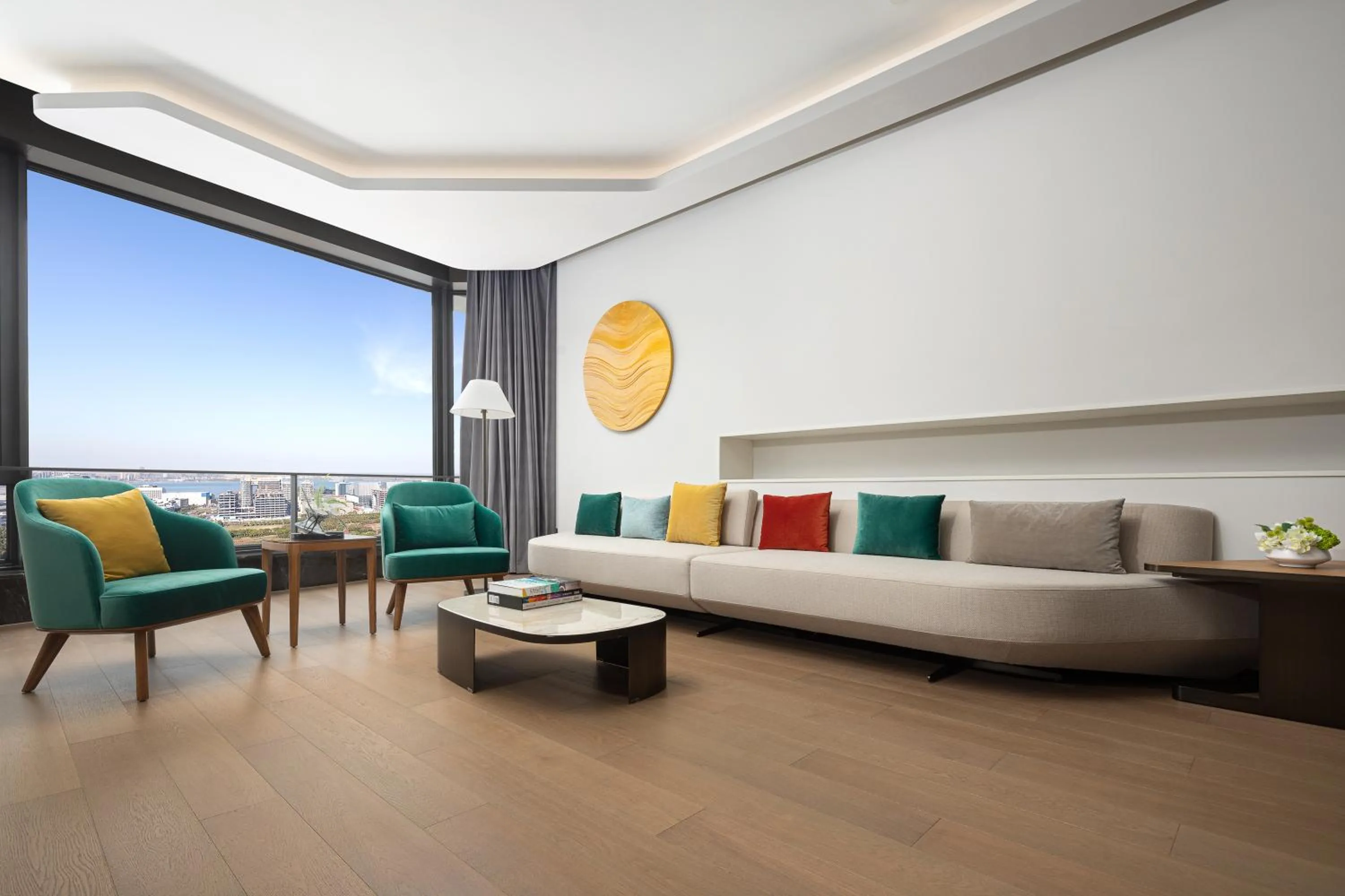 Living room in Radisson Collection Lingang Shanghai