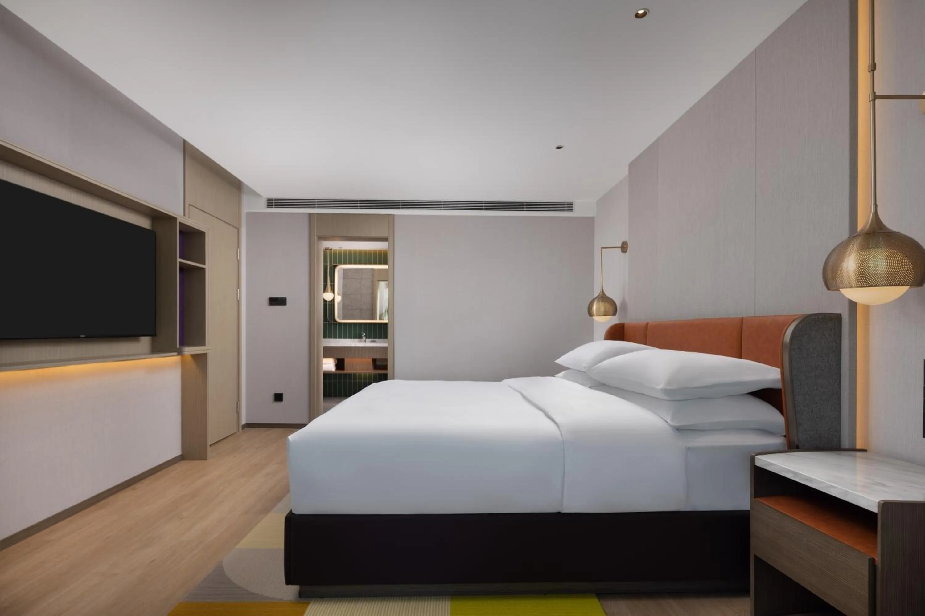 Bed in Home2 Suites by Hilton Beijing West Station