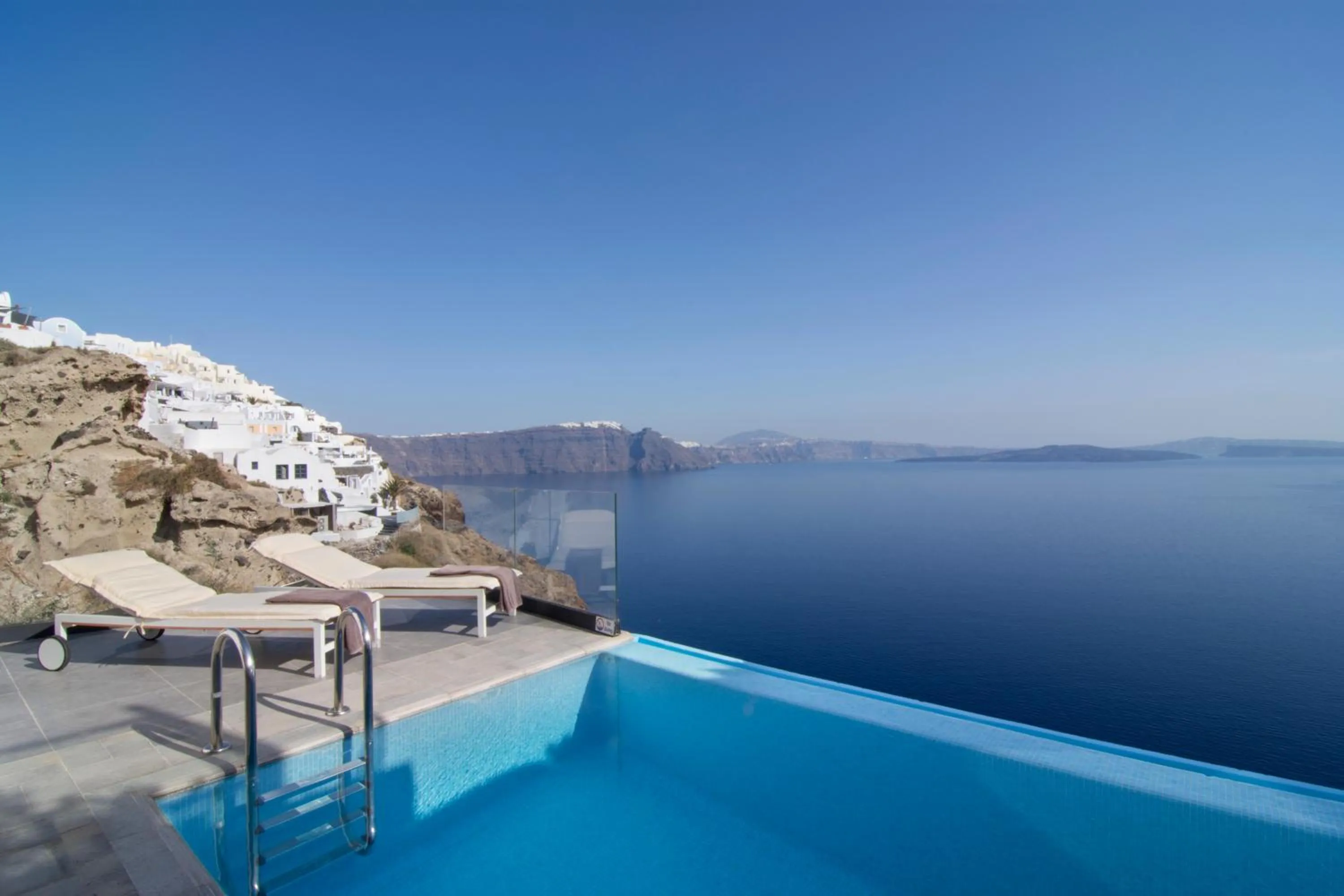 Swimming pool in Santorini Secret Suites & Spa, Small Luxury Hotels of the World