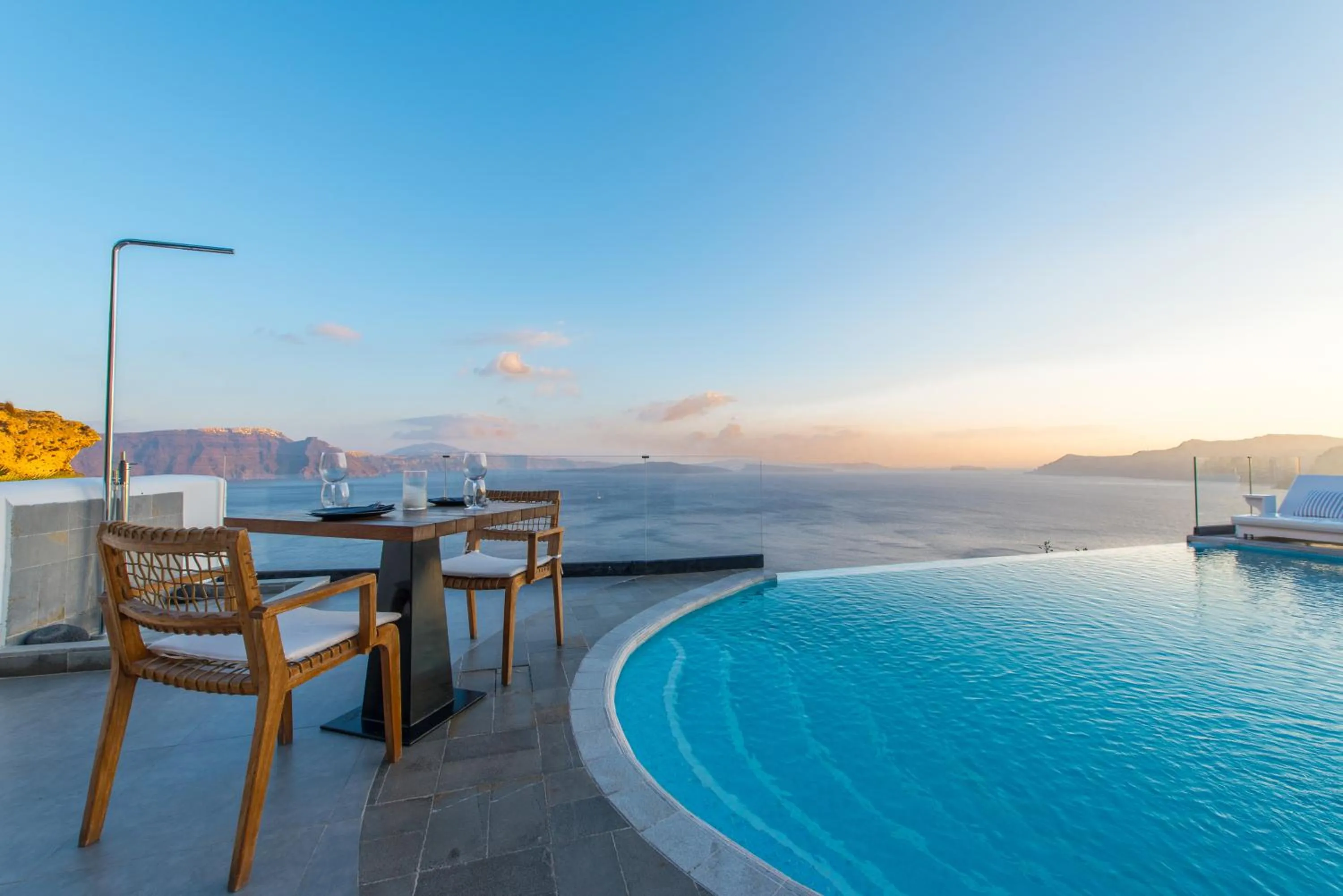 Balcony/Terrace in Santorini Secret Suites & Spa, Small Luxury Hotels of the World