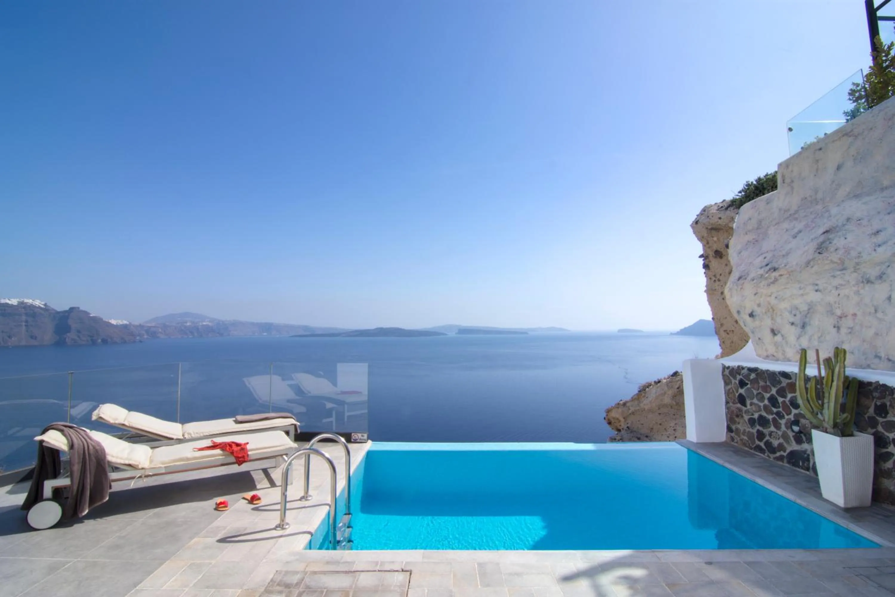 Swimming pool in Santorini Secret Suites & Spa, Small Luxury Hotels of the World