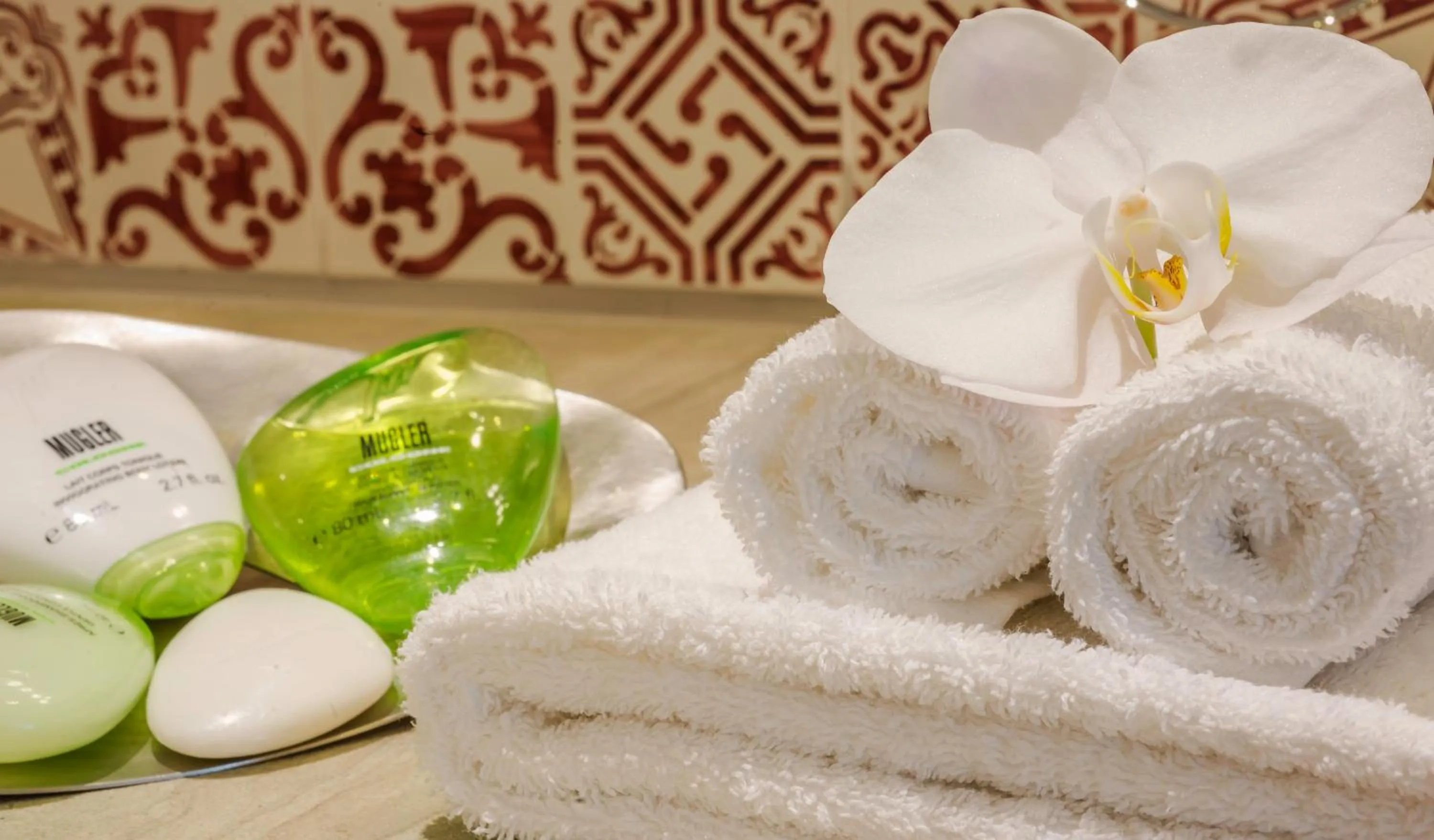 Bathroom in Santorini Secret Suites & Spa, Small Luxury Hotels of the World