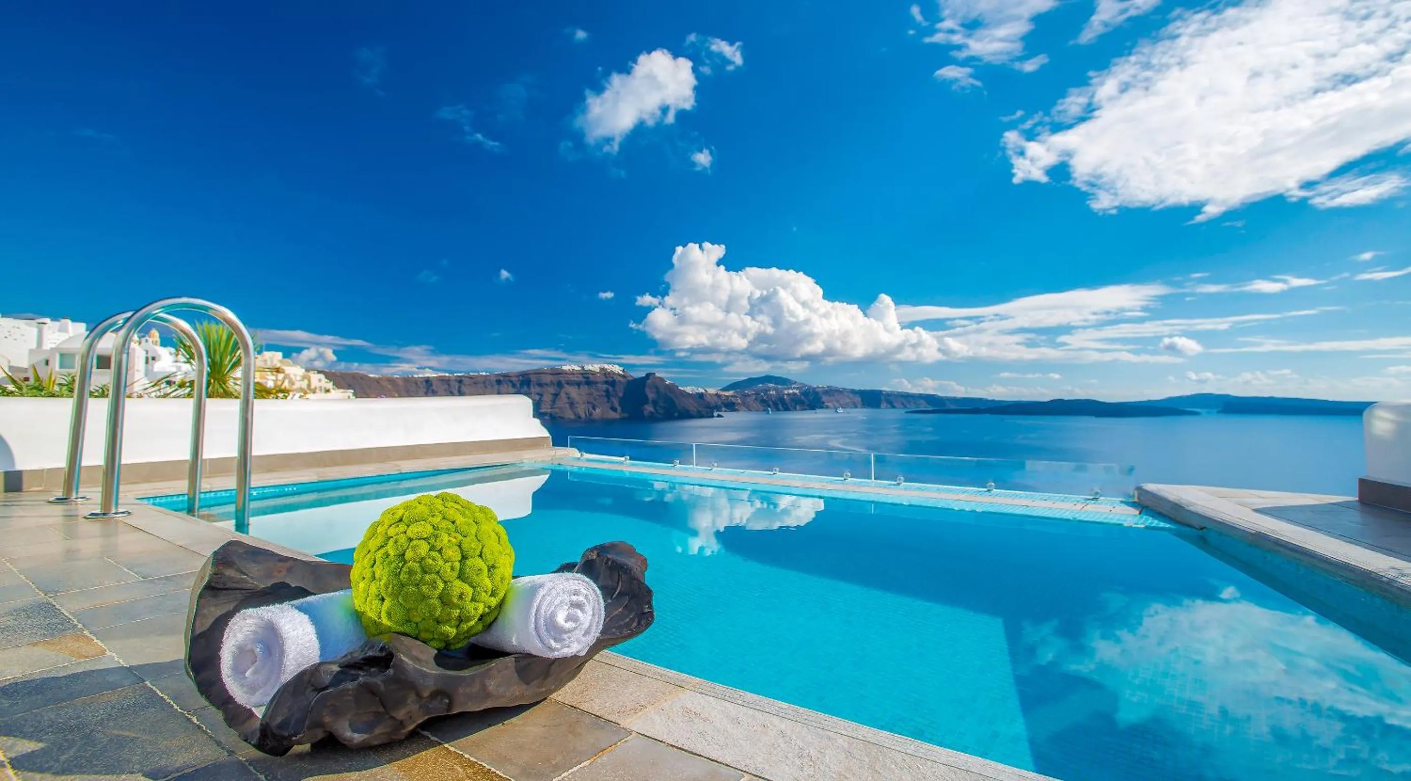 Swimming pool in Santorini Secret Suites & Spa, Small Luxury Hotels of the World