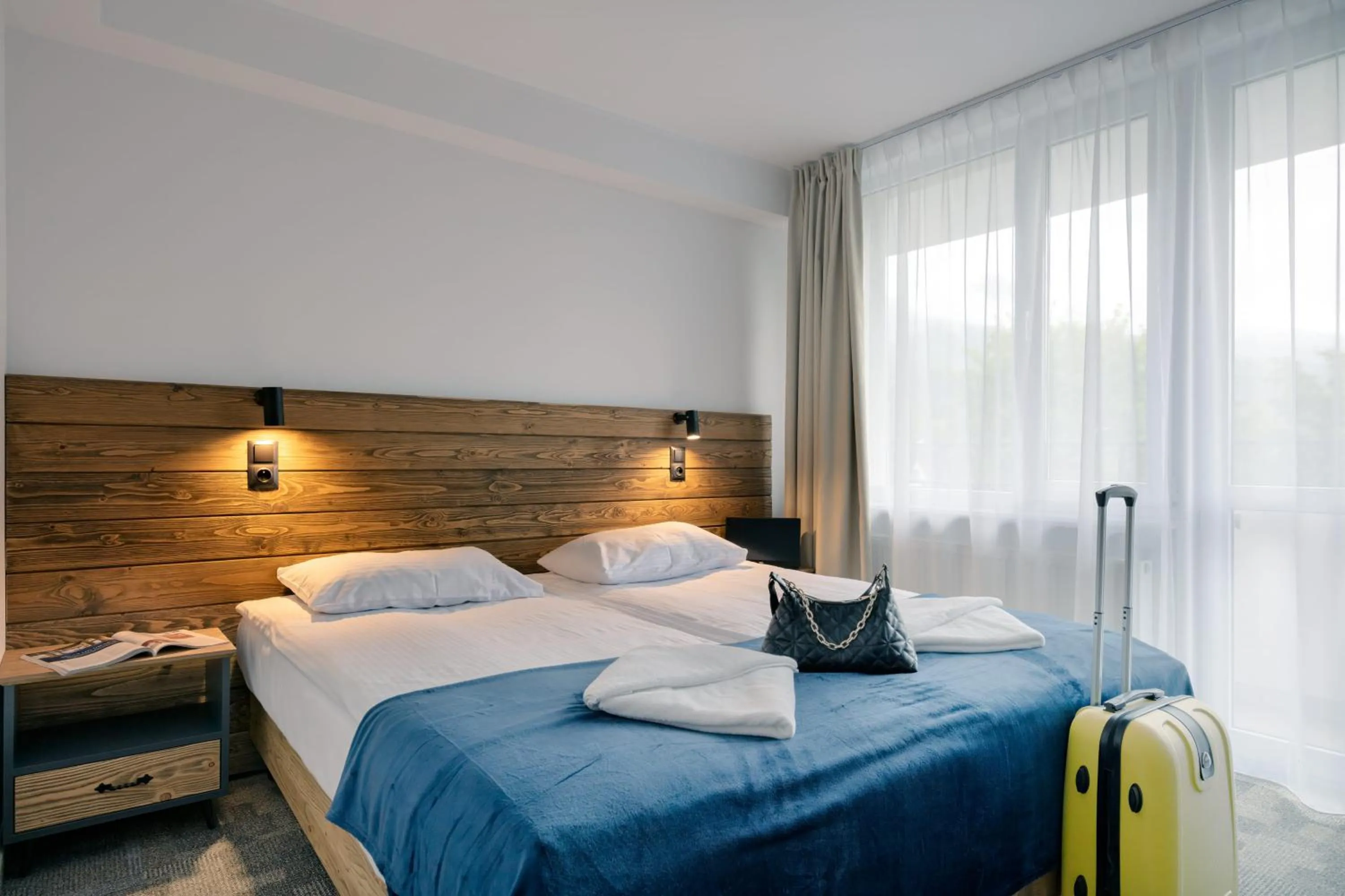 Bed in Hotel Rzemieślnik Zakopane