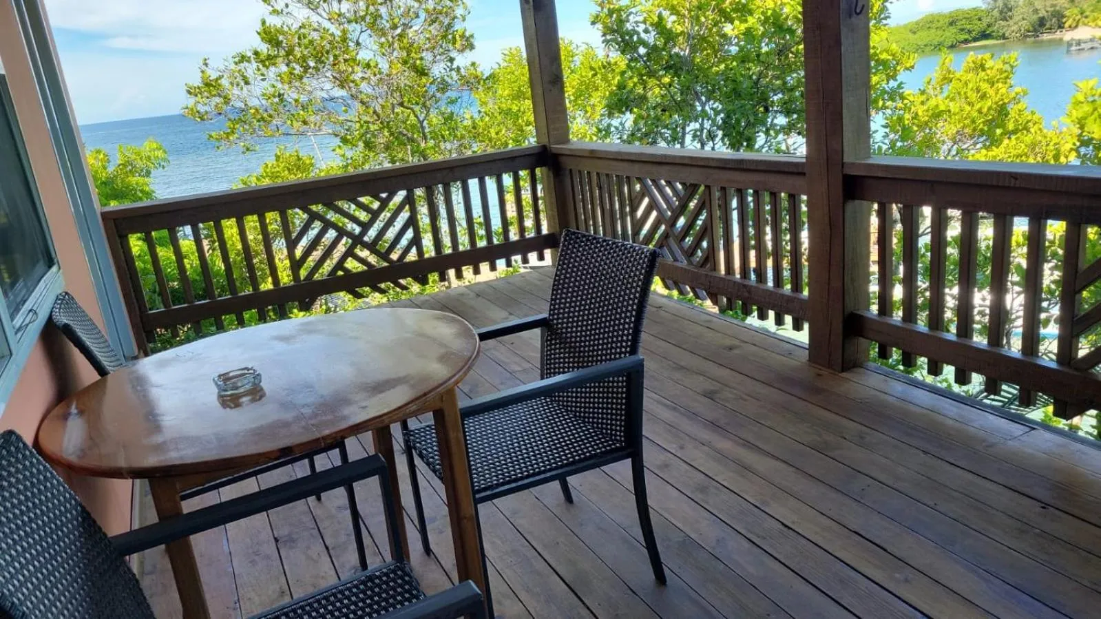 Balcony/Terrace in Hotel Posada Las Orquídeas,West End