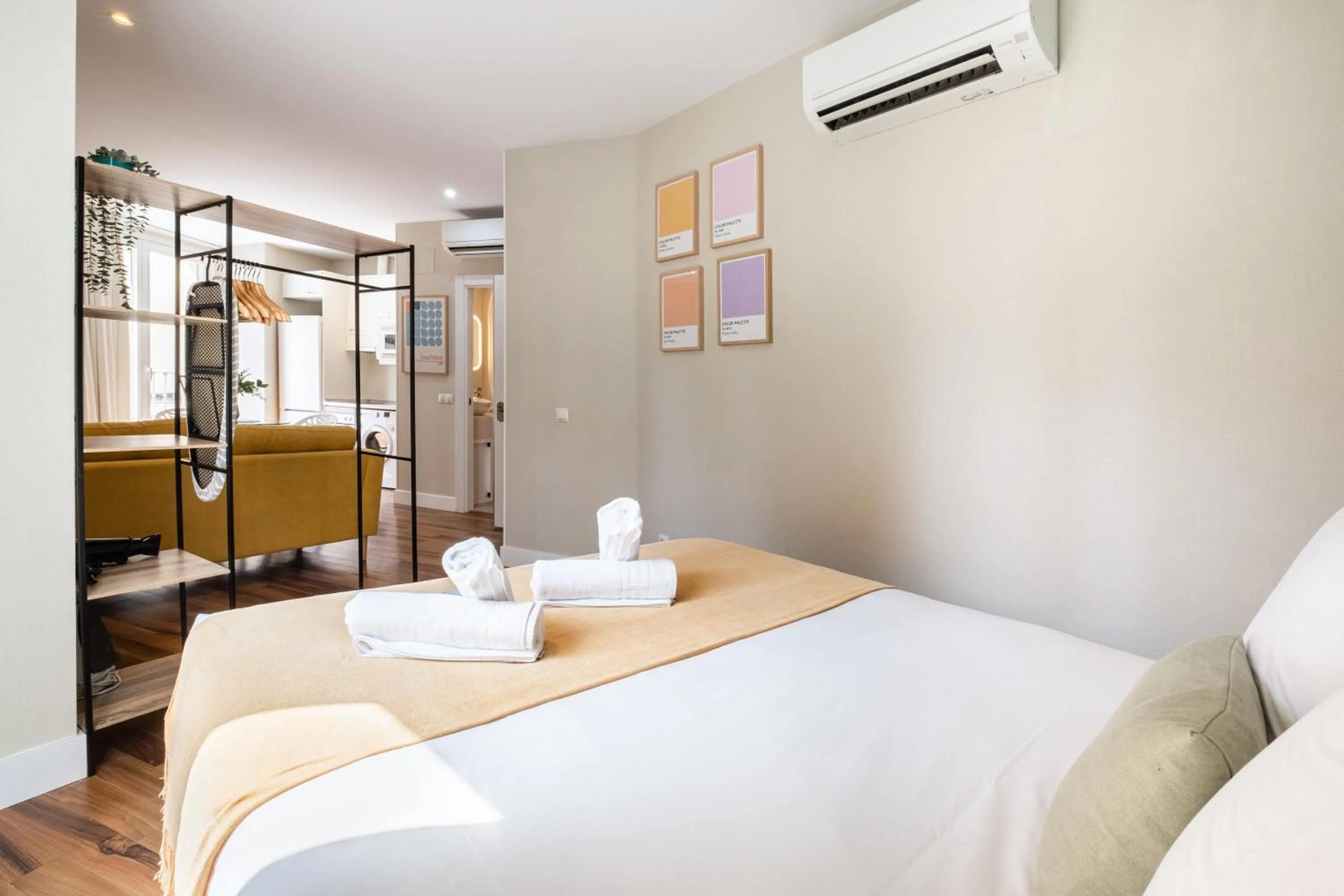 Bed in Apartamentos Cruz