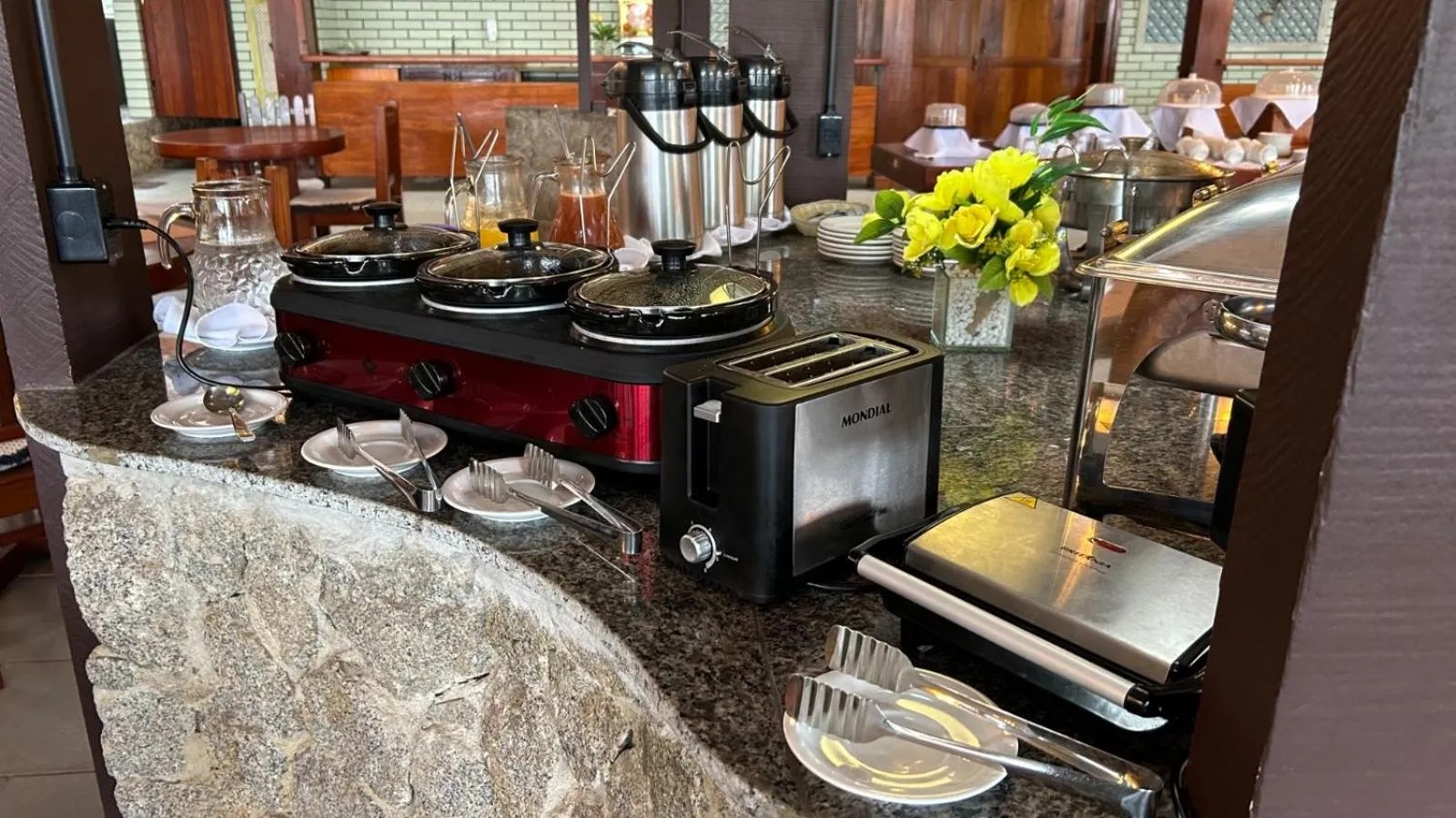 Breakfast in Hotel Du Lac Macaé