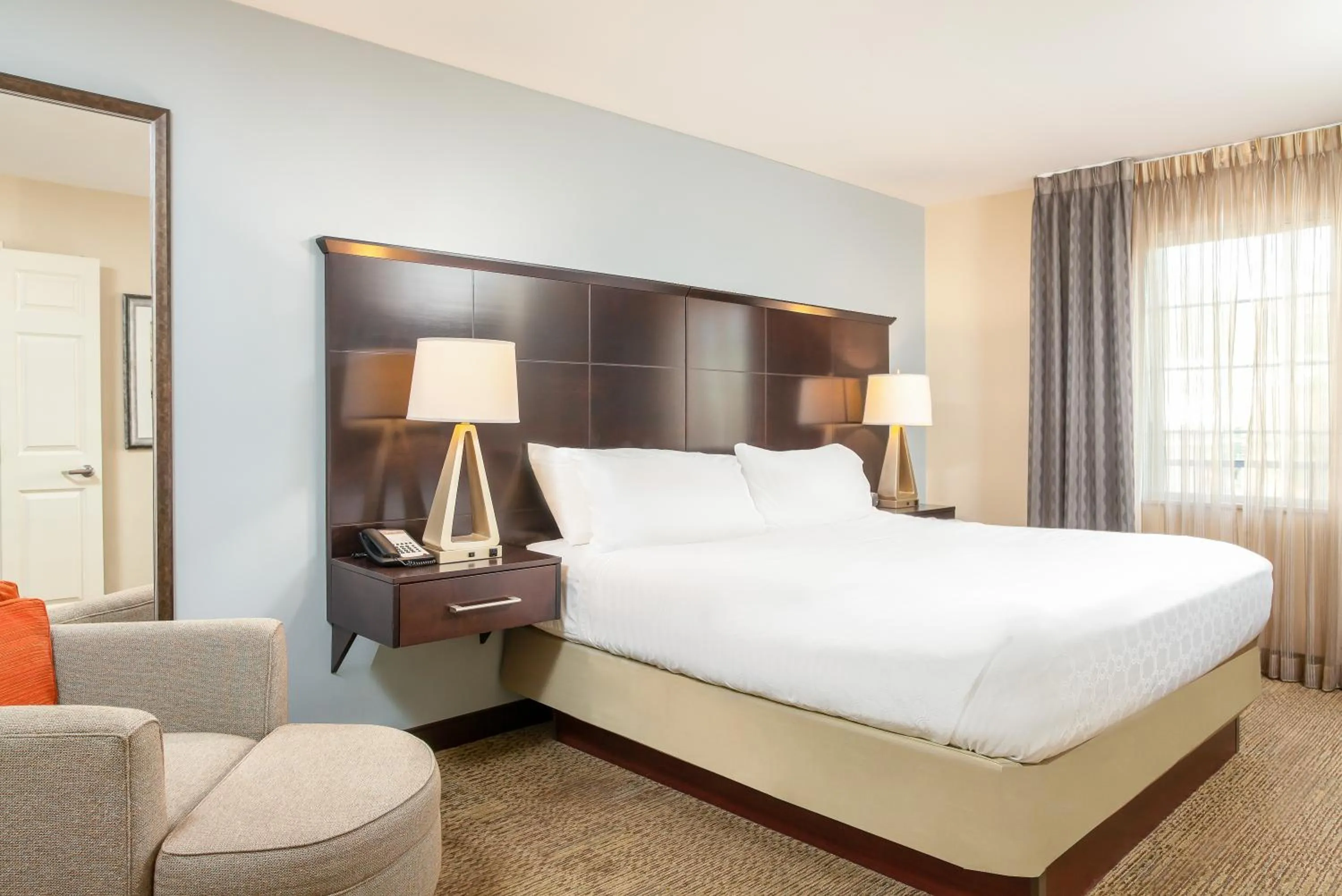 Two-Bedroom Suite with Two King Beds and Mobility Accessible Roll-In Shower in Staybridge Suites Chandler by IHG