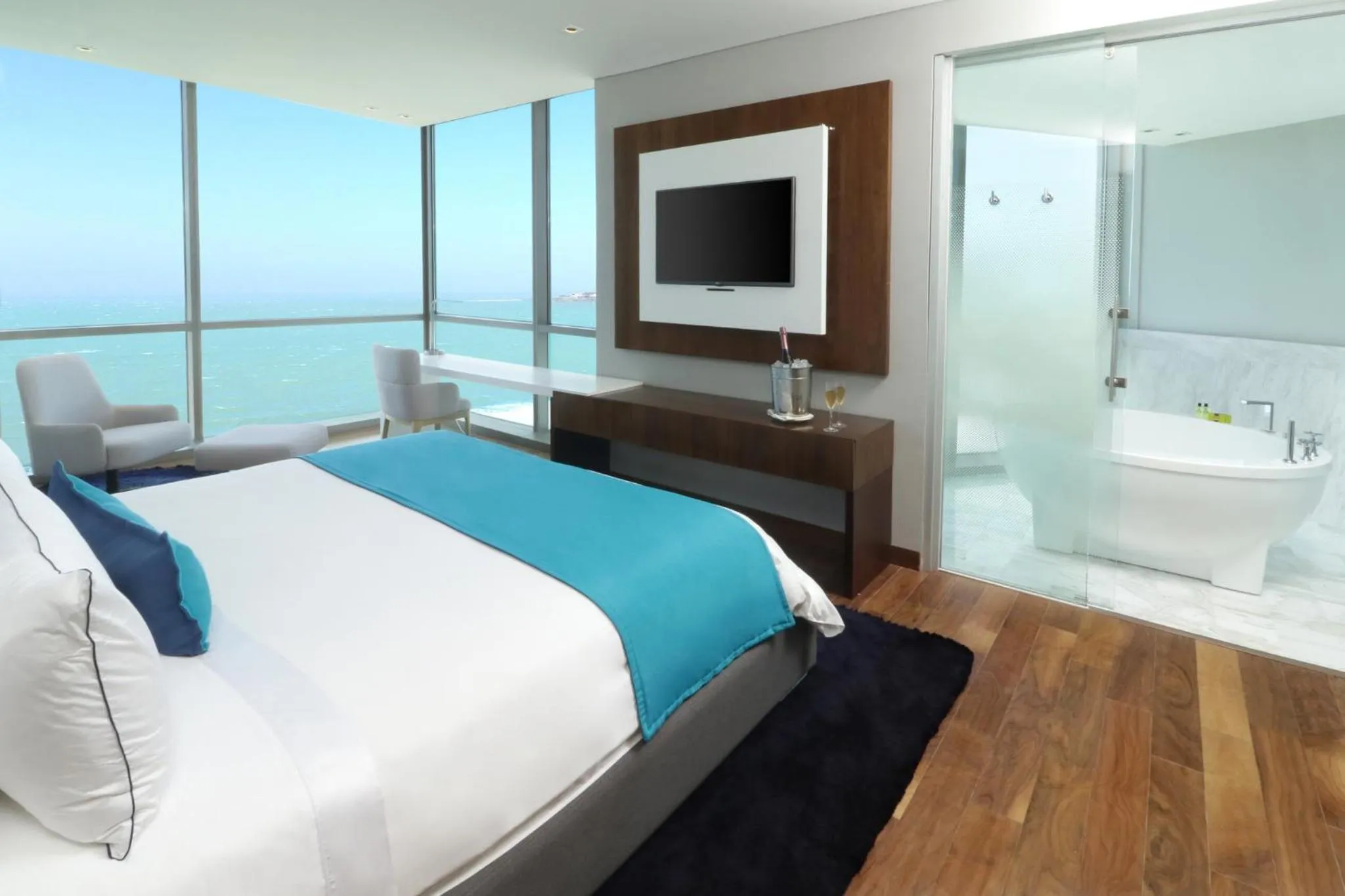 Photo of the whole room, Bed in Hotel InterContinental Cartagena by IHG