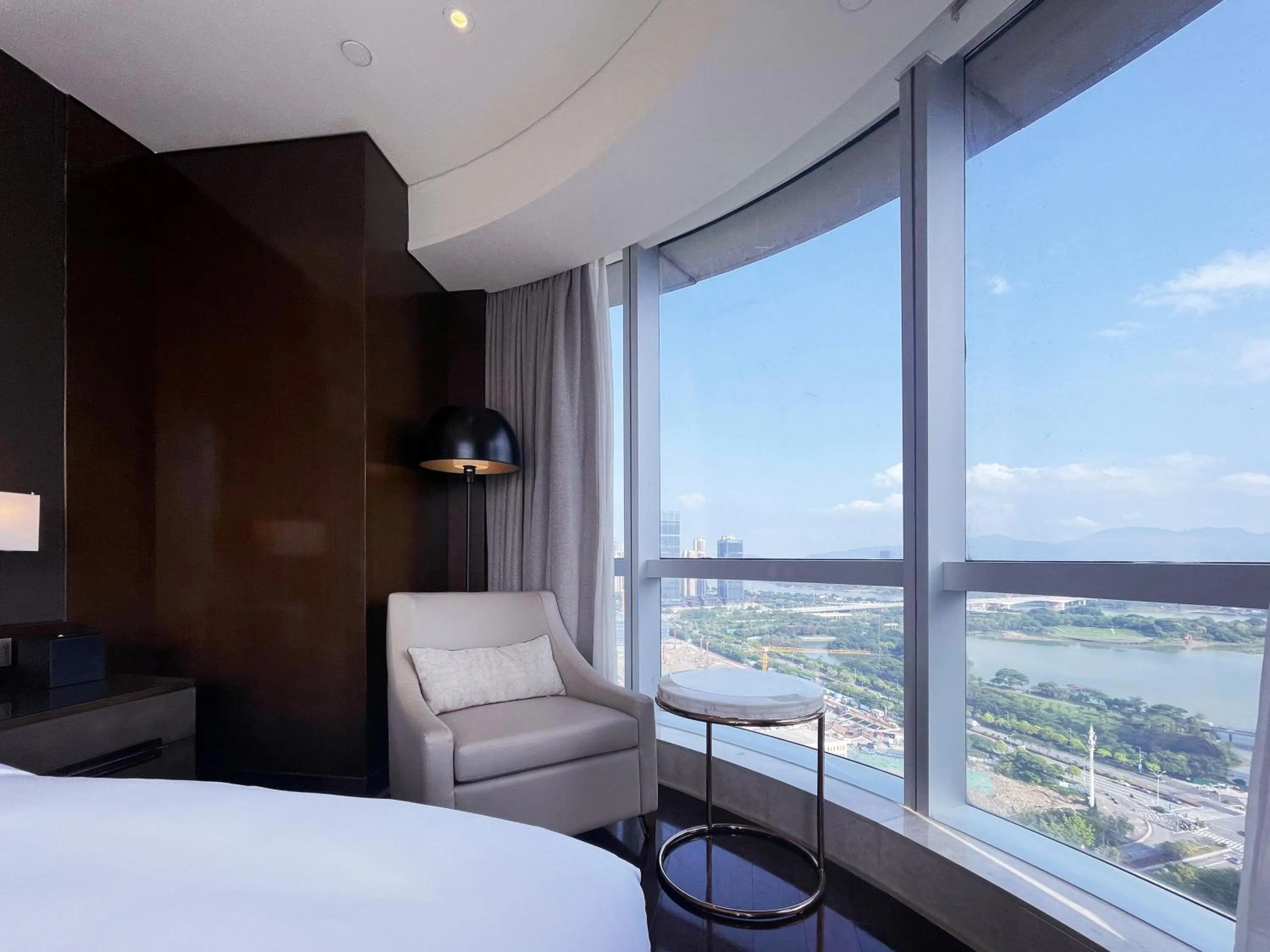 Natural landscape, Bed in Crowne Plaza Zhangzhou by IHG
