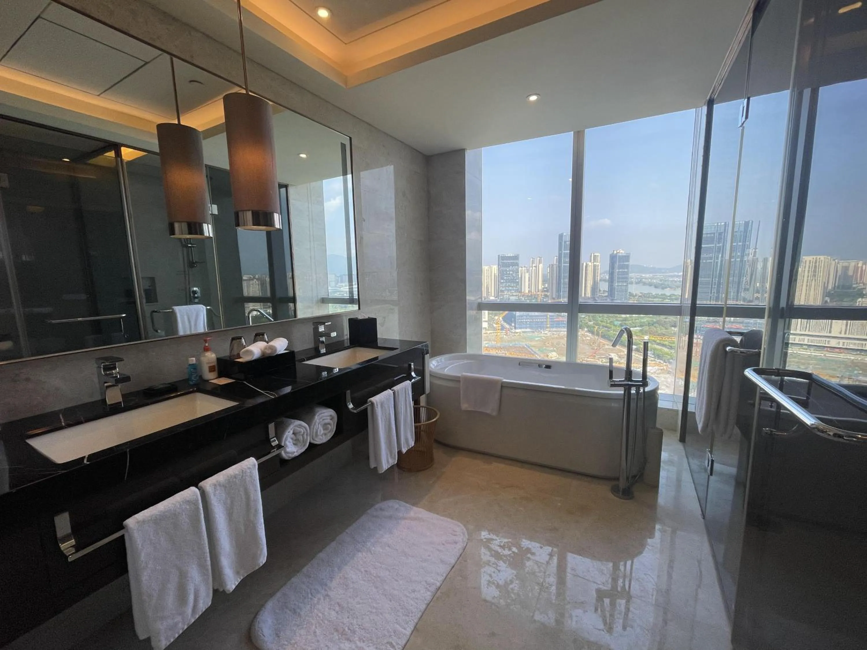 Bathroom in Crowne Plaza Zhangzhou by IHG