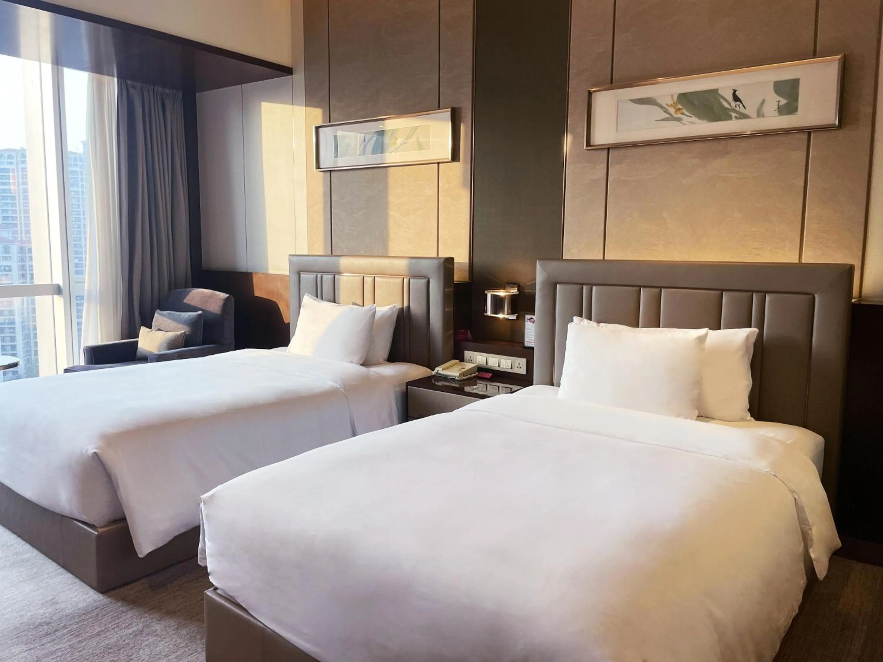 Bed in Crowne Plaza Zhangzhou by IHG