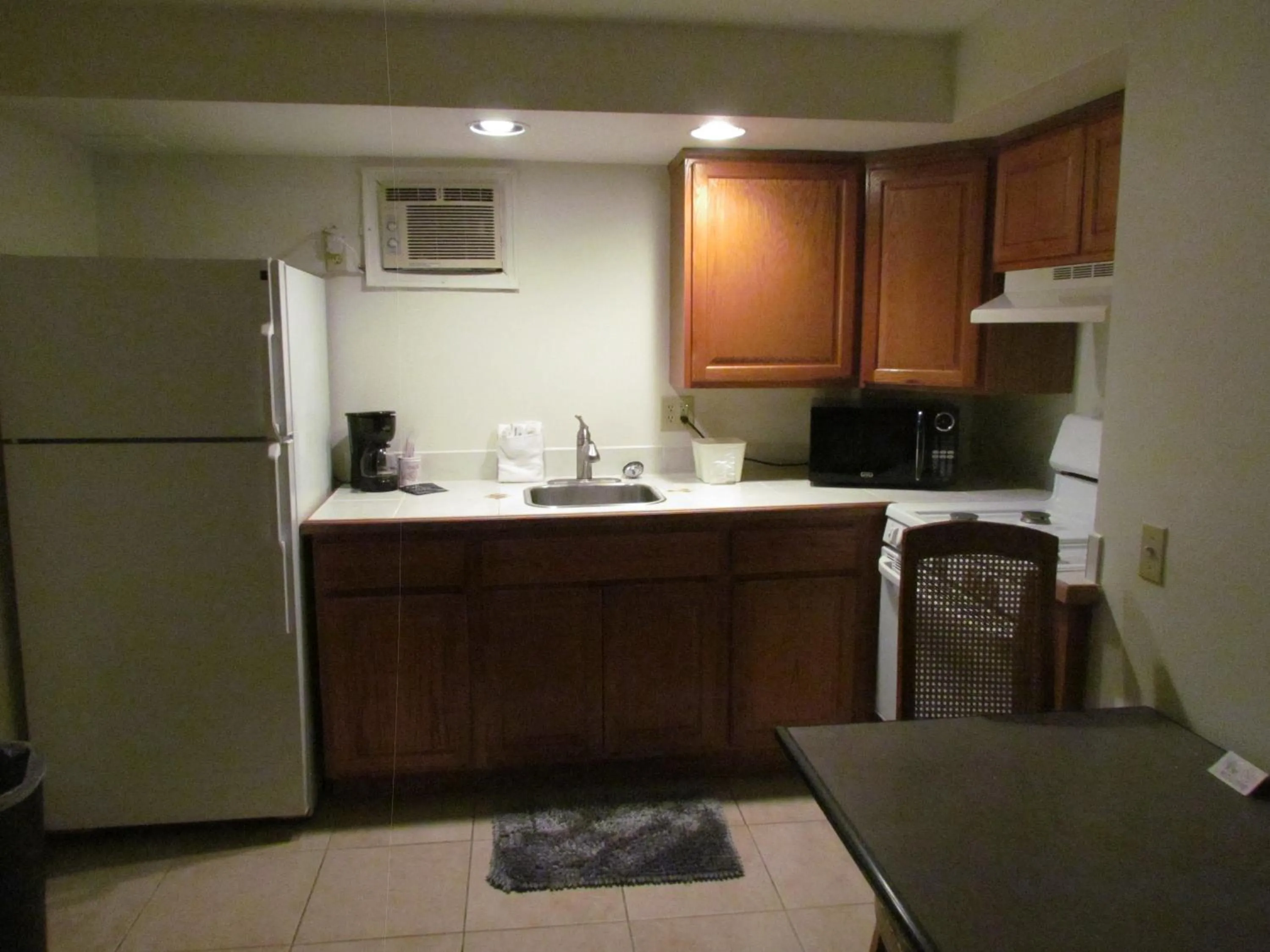 Kitchen or kitchenette in True North Motel