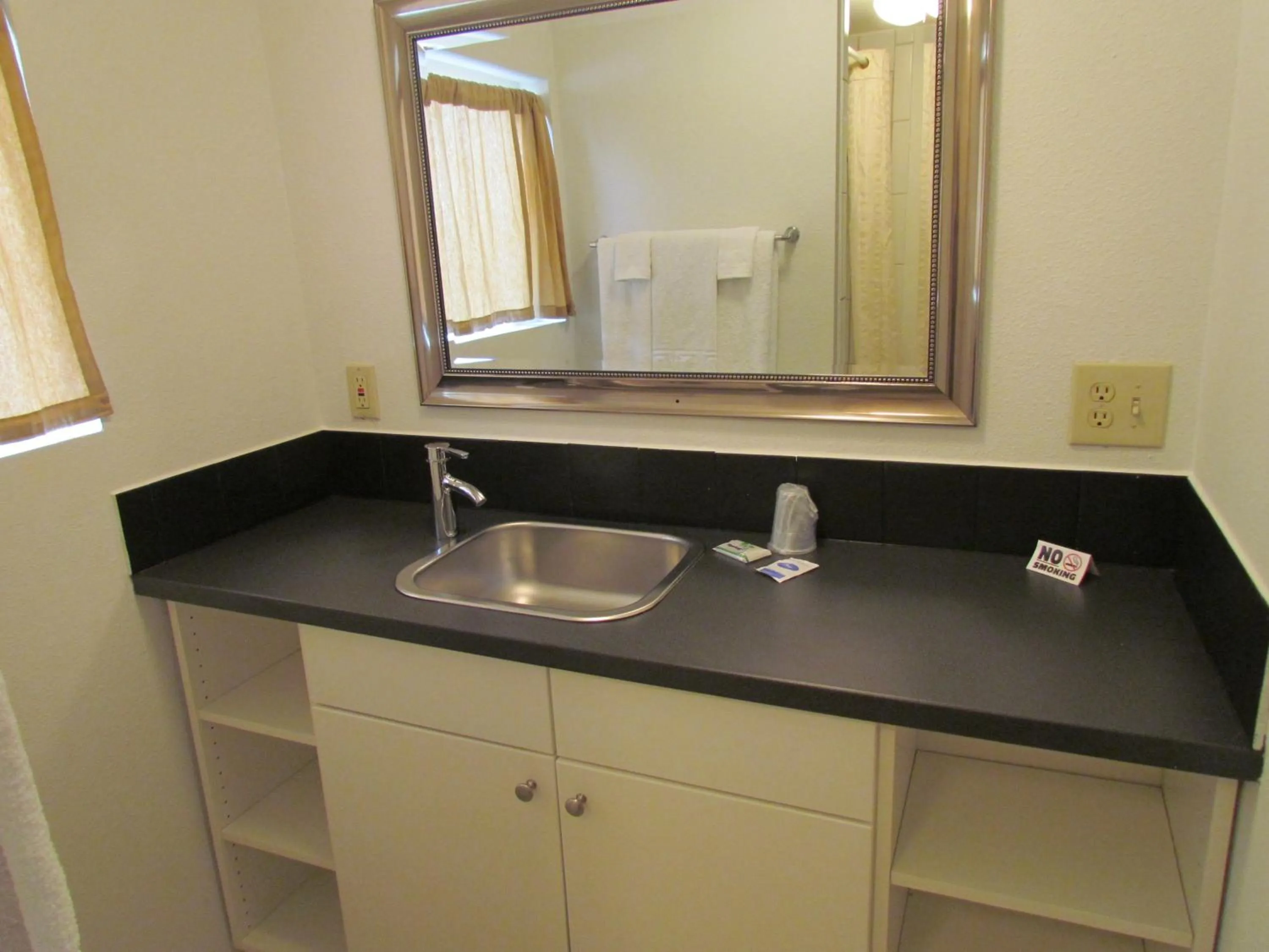 Bathroom in True North Motel