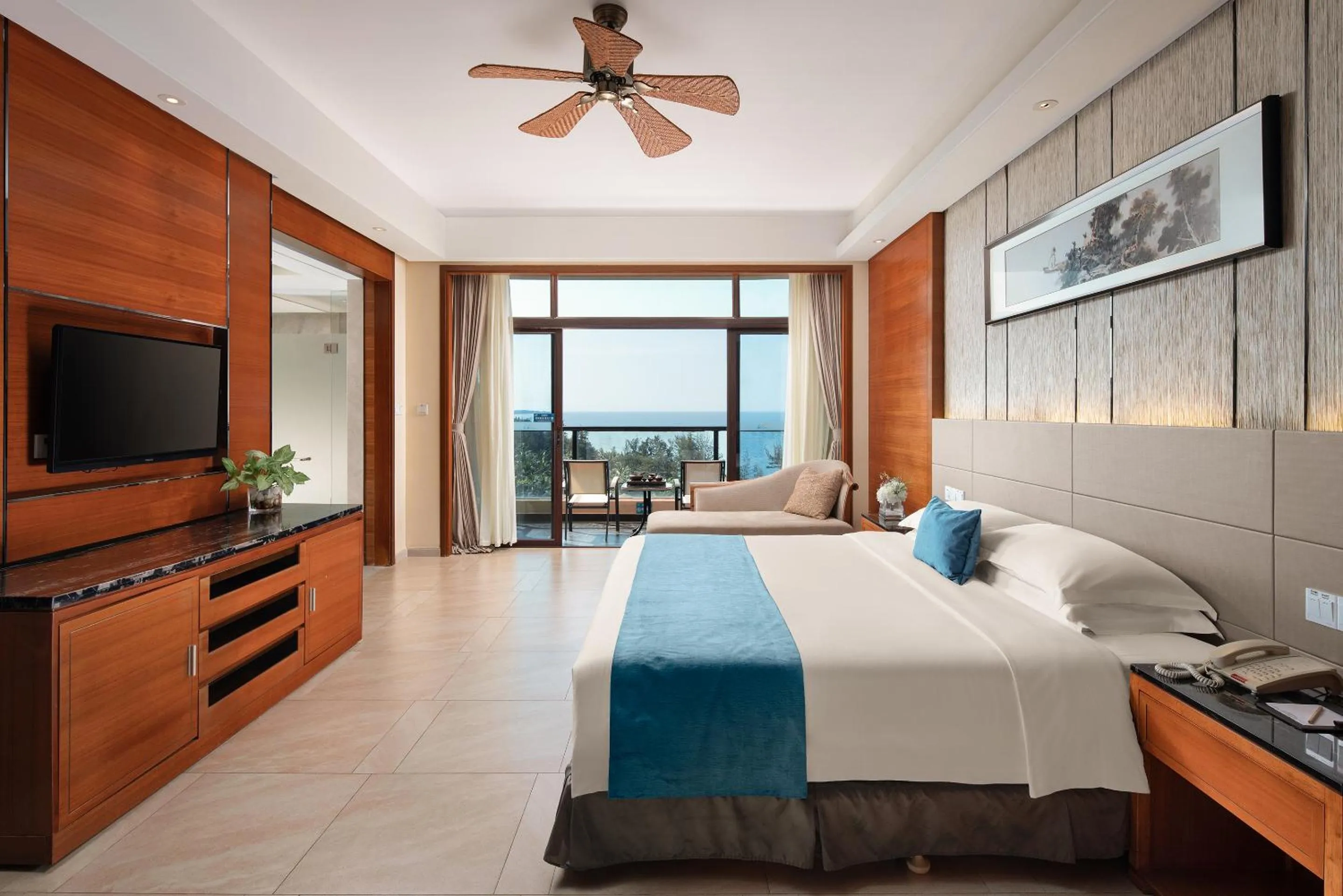 Bed in Country Garden Golden Beach Spring Hotel