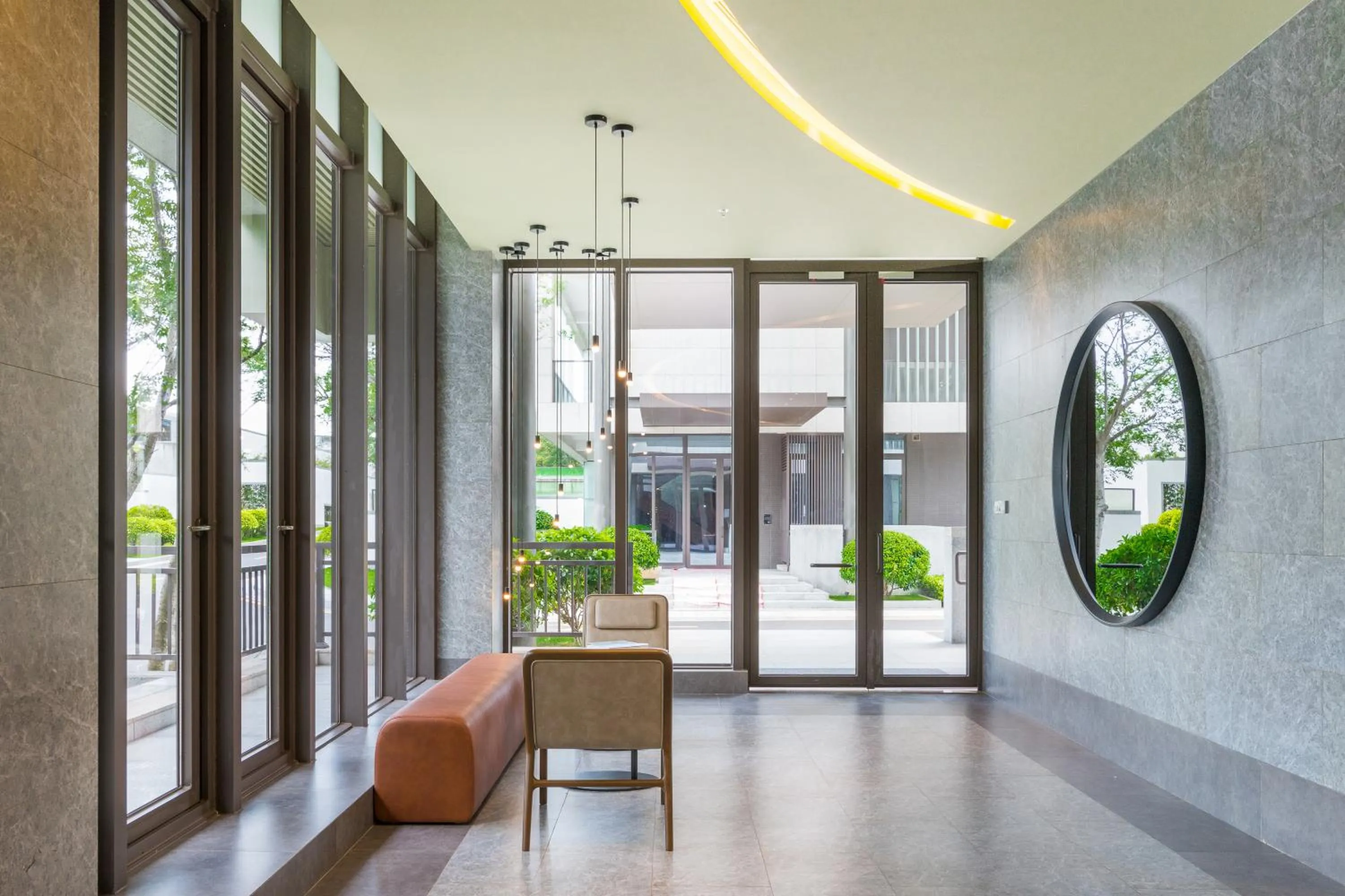 Seating area in SongShan Lake PingShang Serviced Hotel