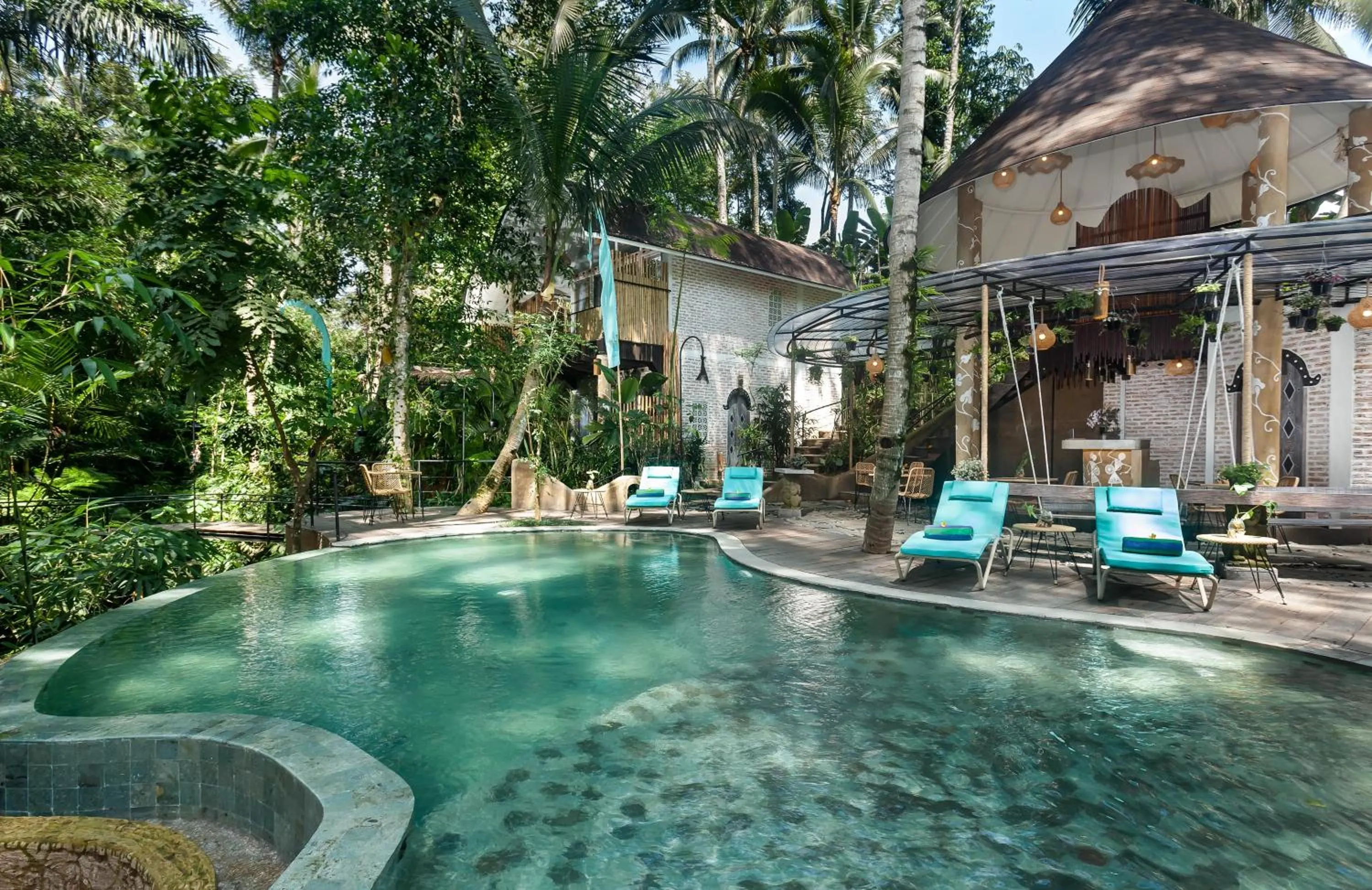 Swimming pool in Sacred Canyon Ubud by GenuineHost