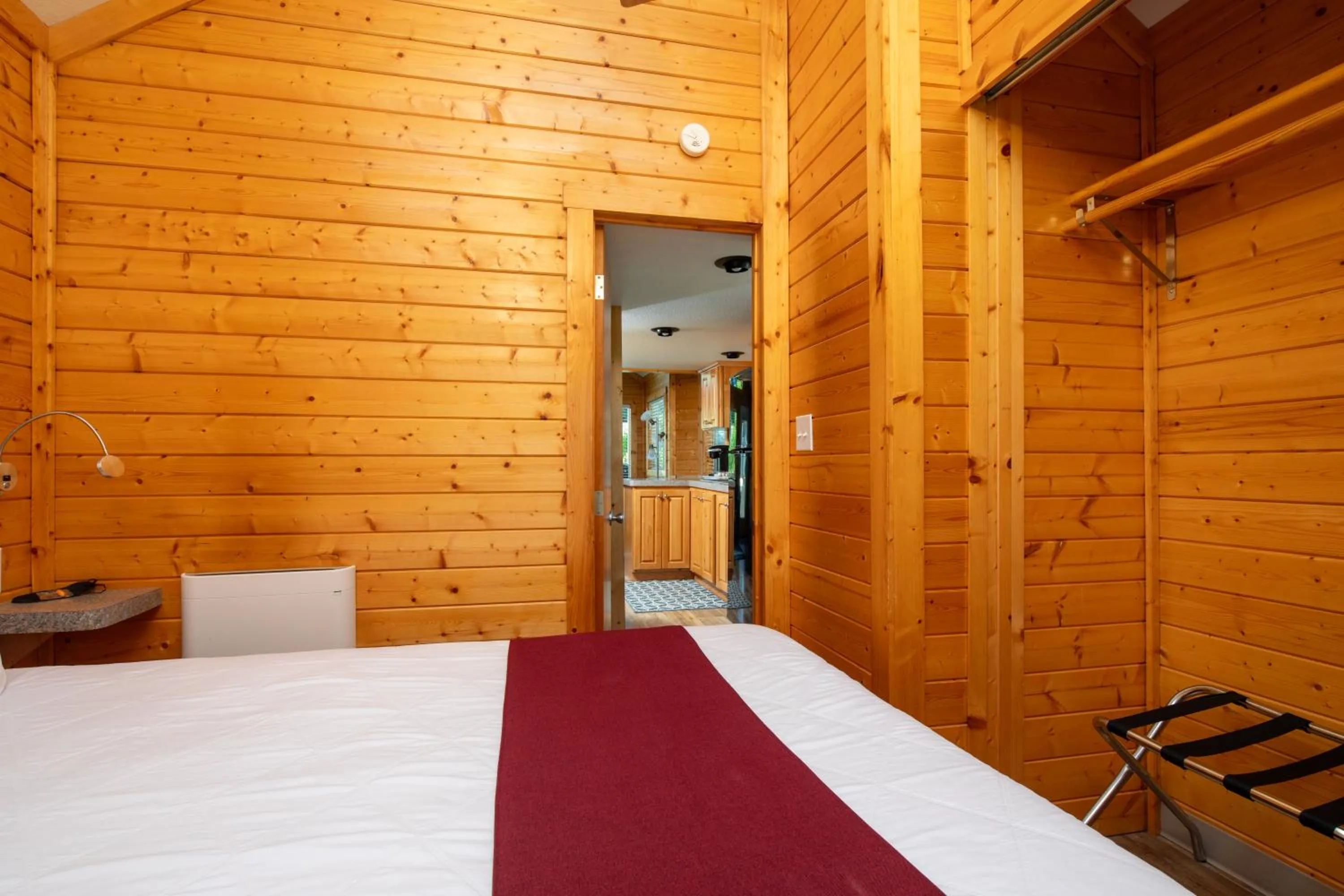 Bed in Sheltered Nook On Tillamook Bay