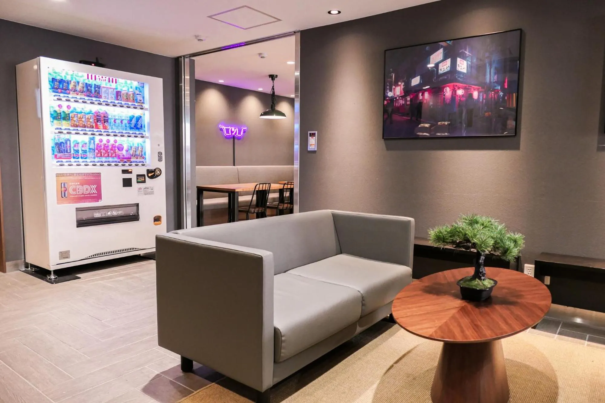 Communal lounge/ TV room in WAYFARER Shinsaibashi