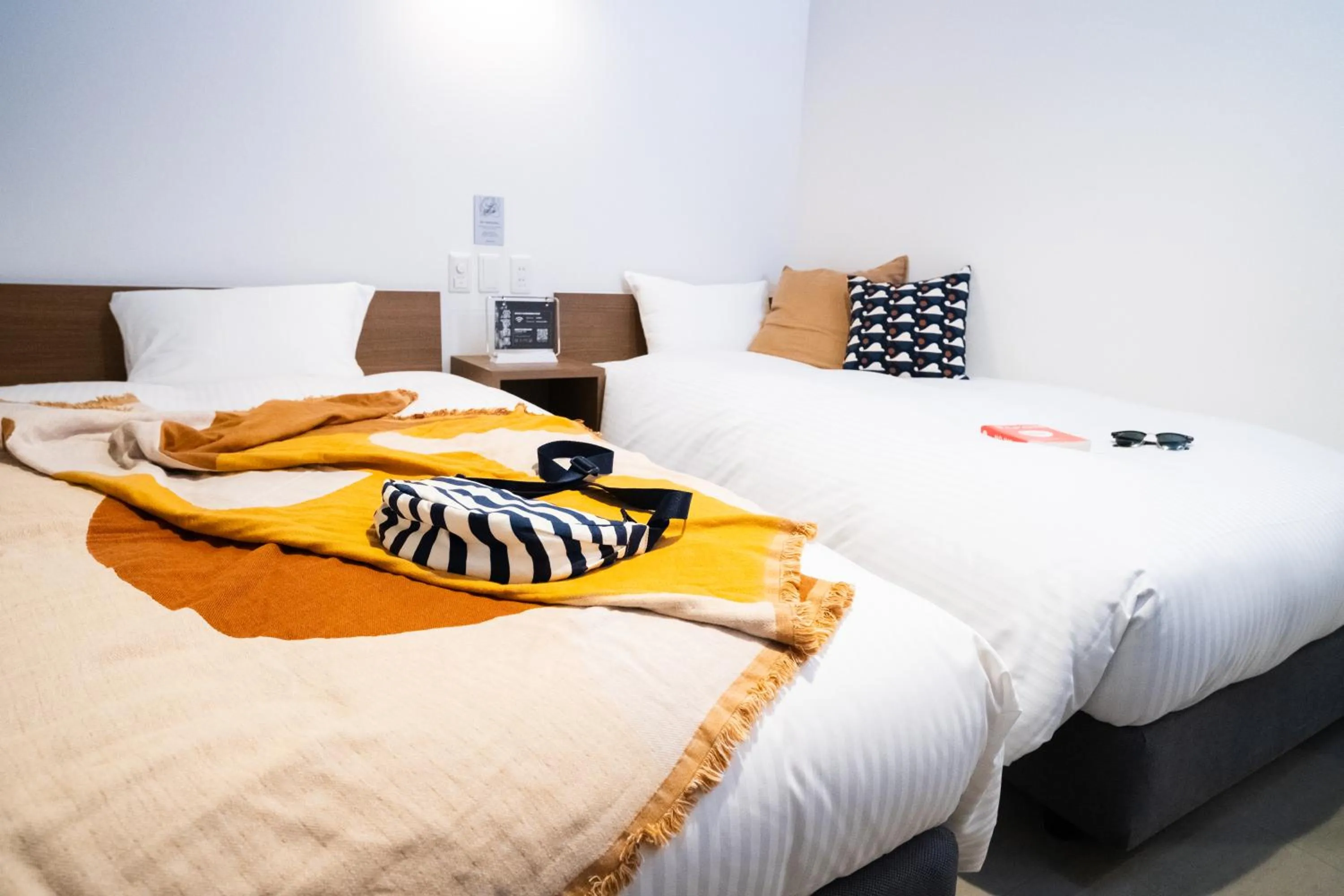 Bed in WAYFARER Shinsaibashi