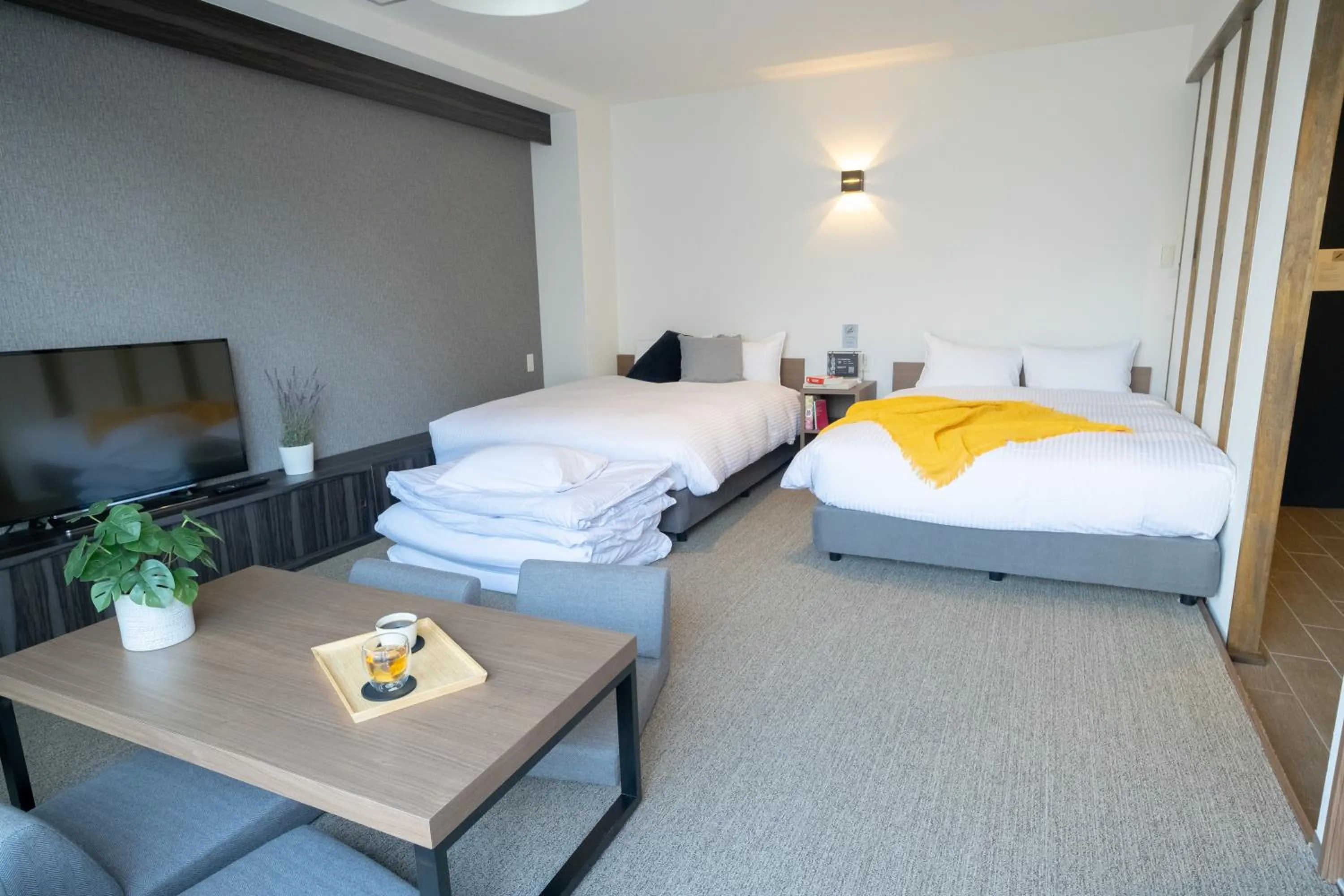 Bed in WAYFARER Shinsaibashi