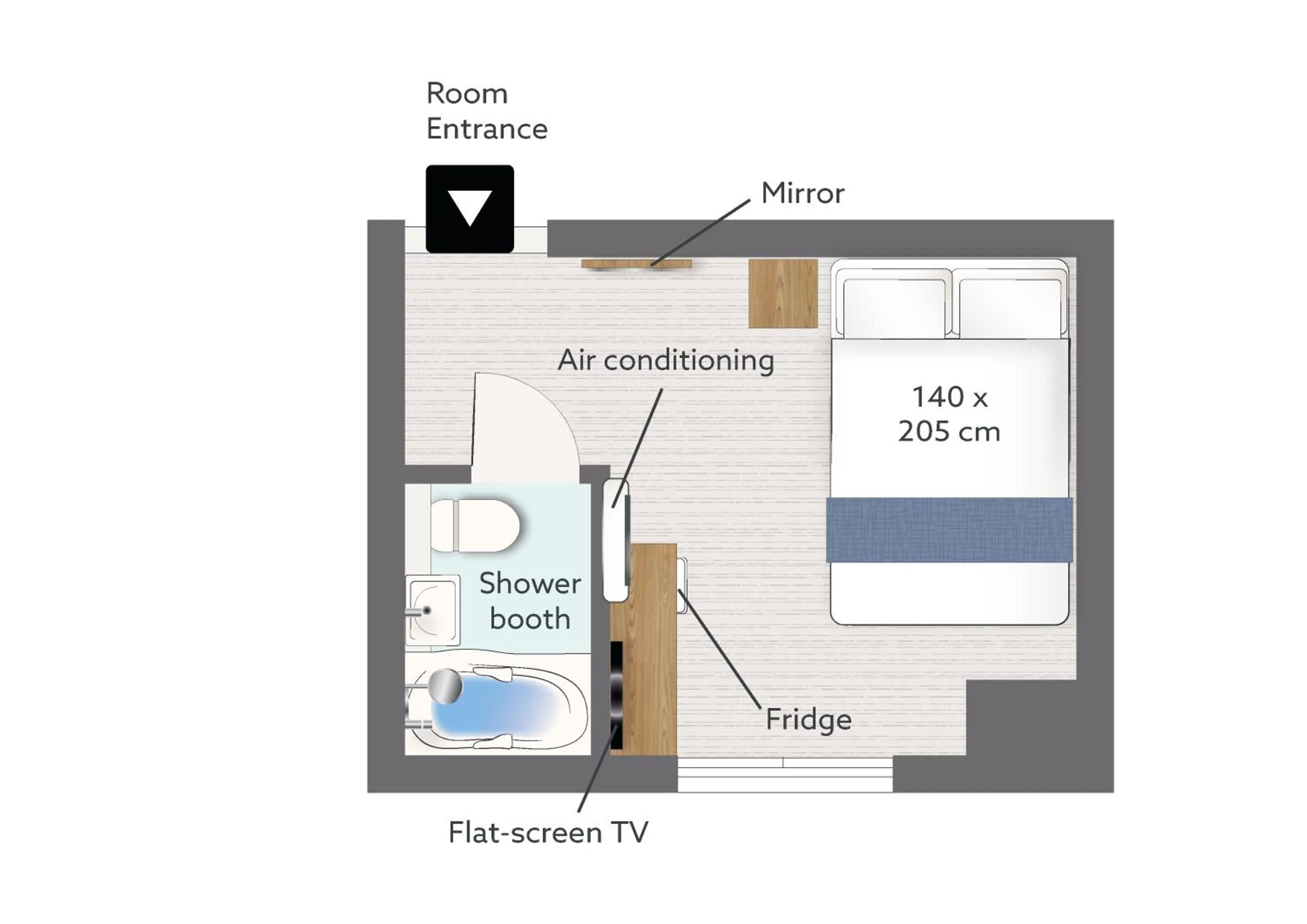 Essential Single - Non-smoking in WAYFARER Matsu