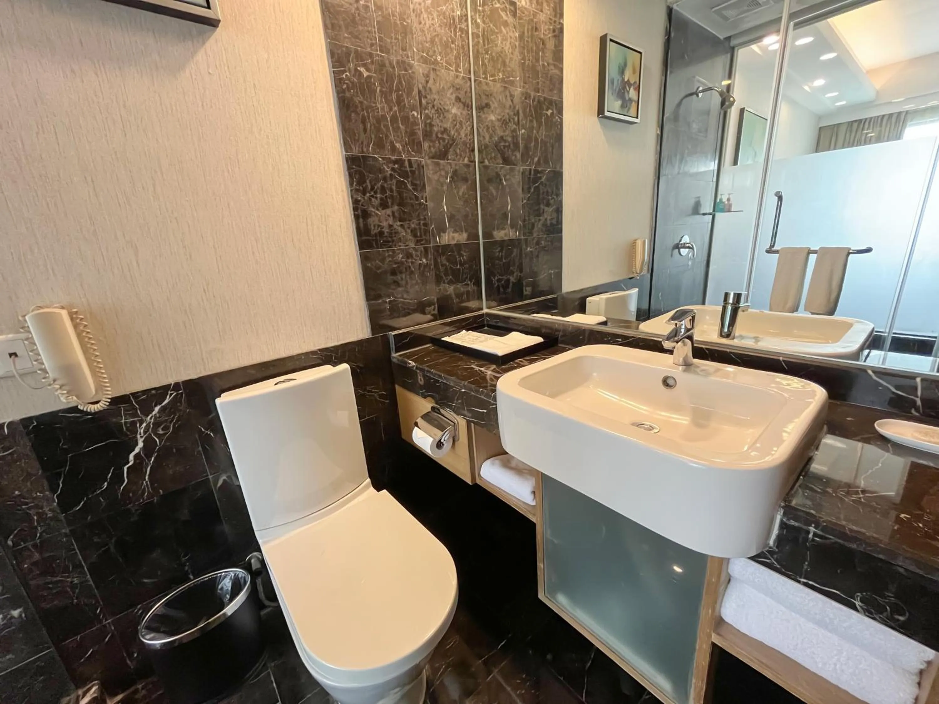 Toilet in Jinrui Sunshine Hotel Pengzhou