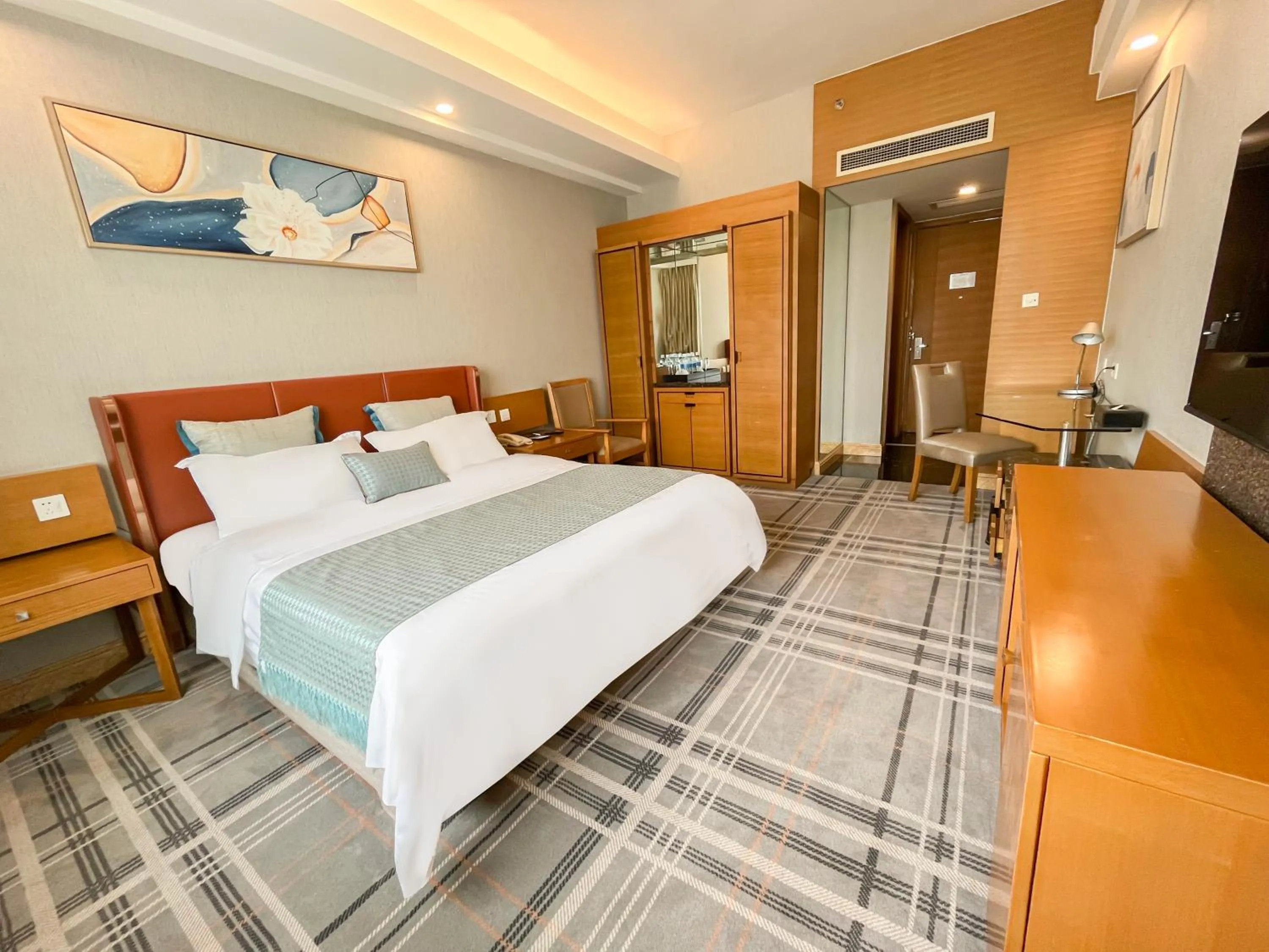 Bed in Jinrui Sunshine Hotel Pengzhou