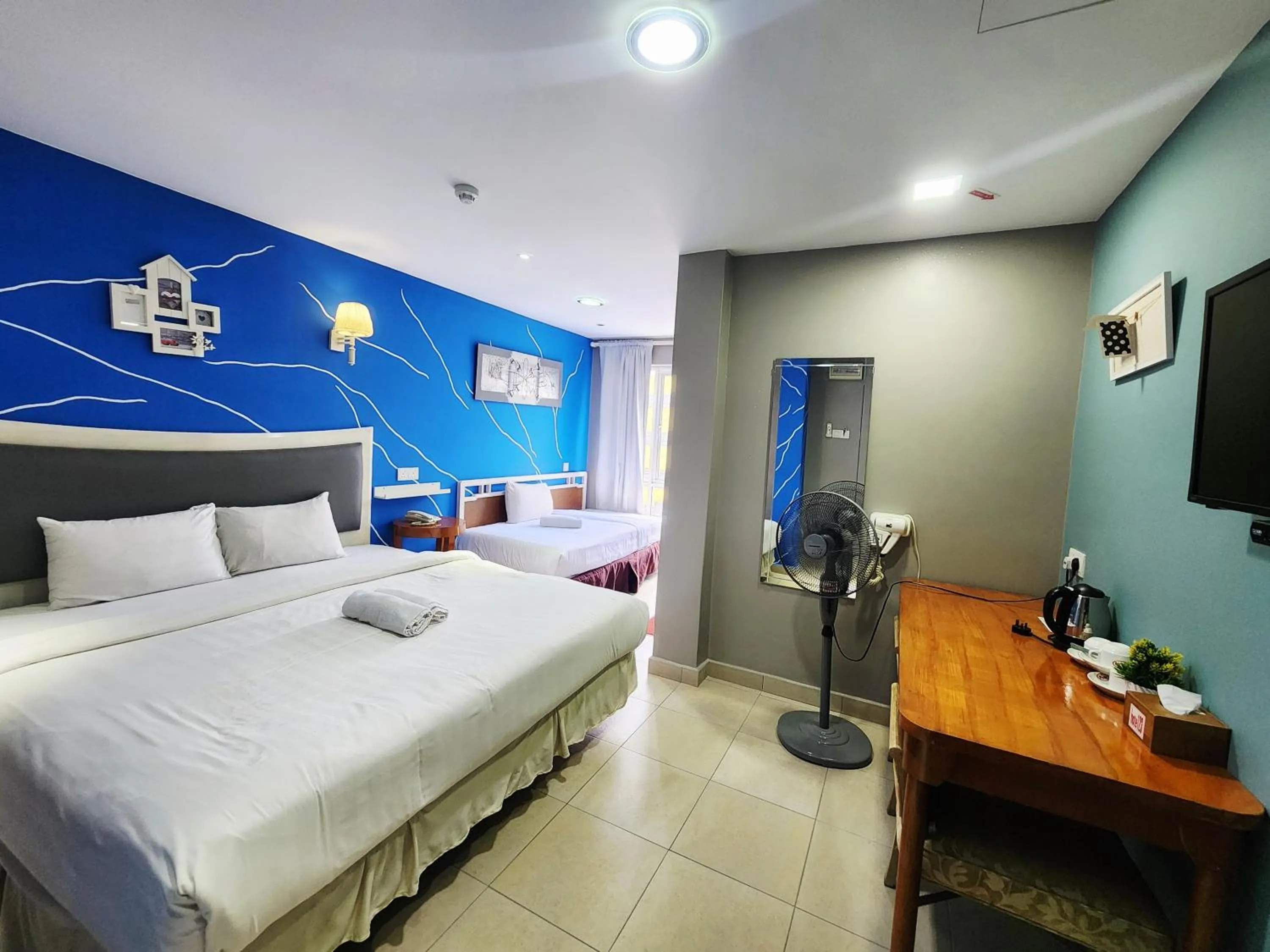 Bedroom, Bed in Boutique Hote123