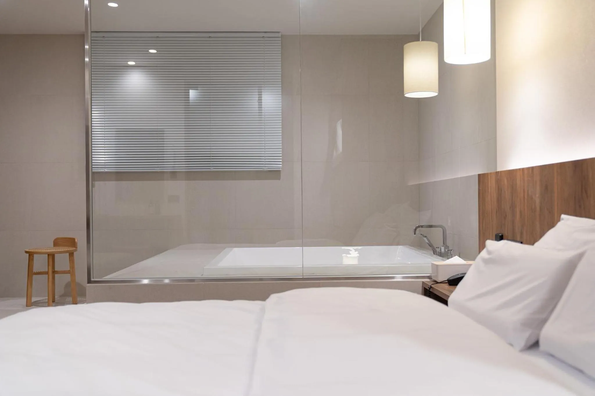 Bed in Simjak Hotel by Aank