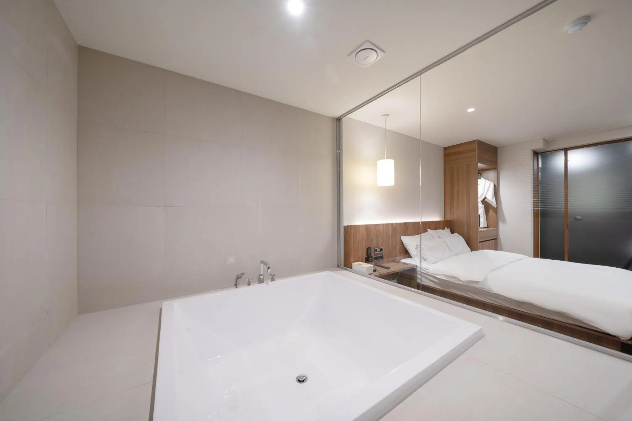 Bed in Simjak Hotel by Aank