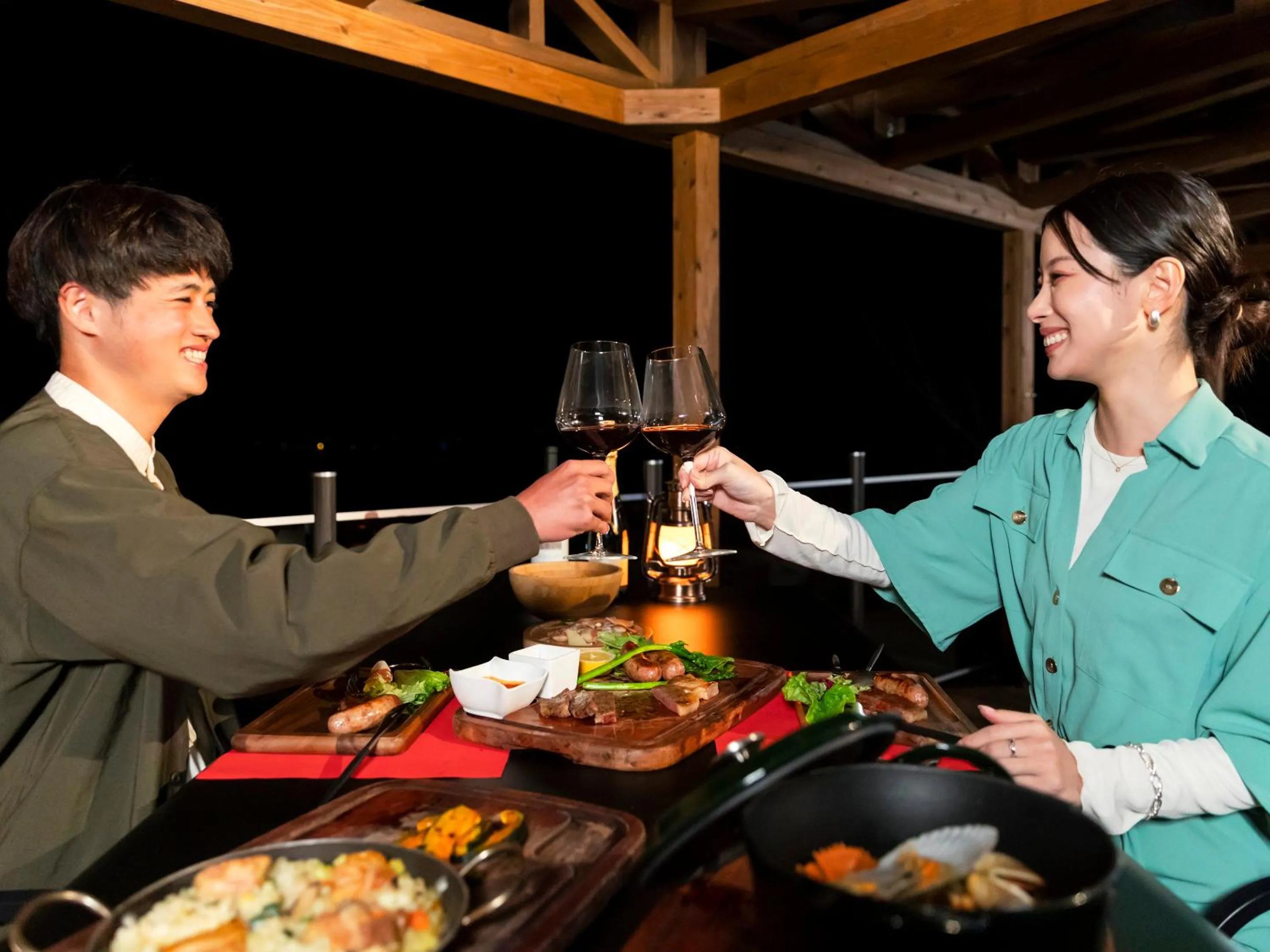 People in Glamping Resort GLANSO NAGASAKI