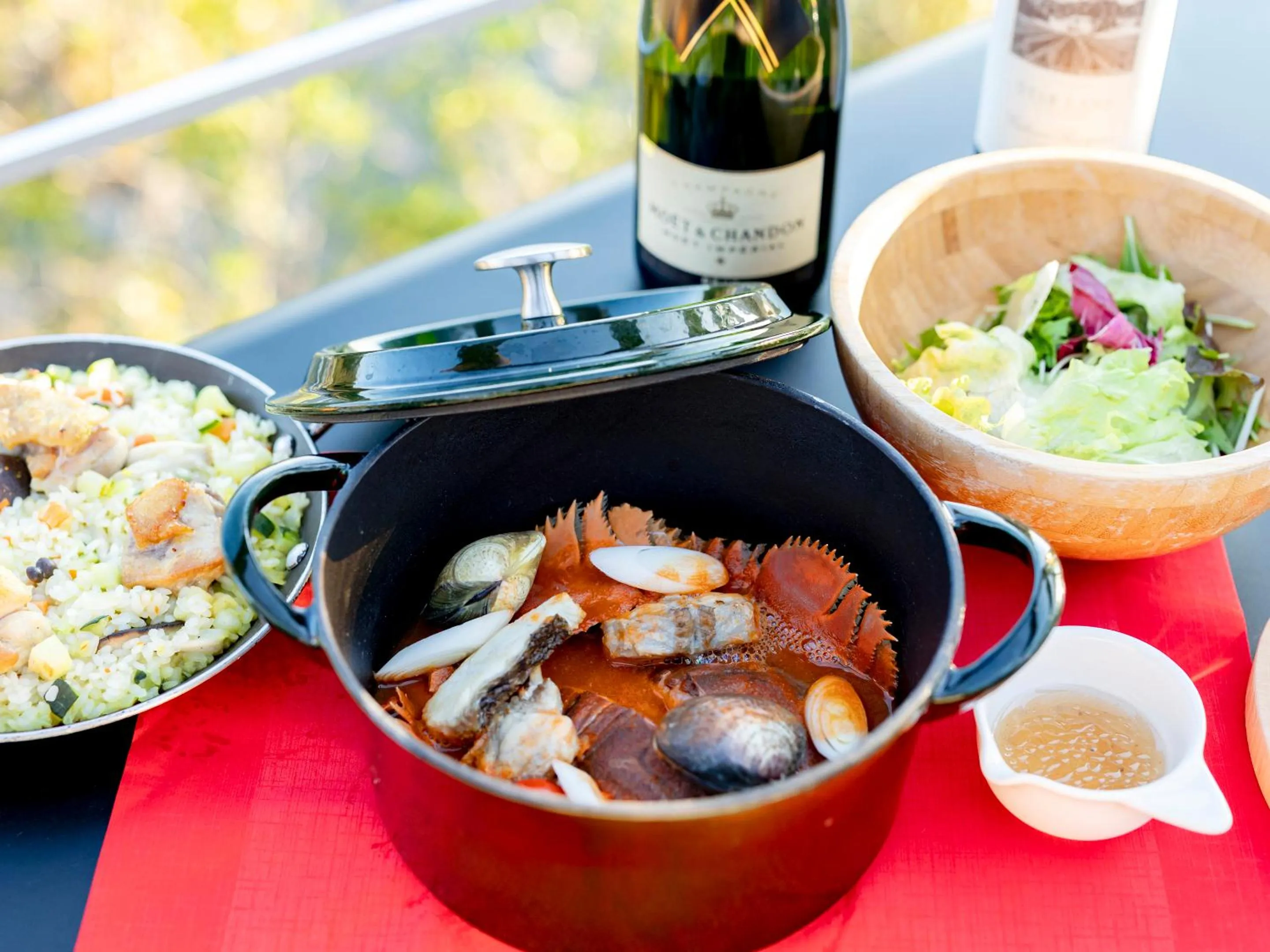 Dinner in Glamping Resort GLANSO NAGASAKI