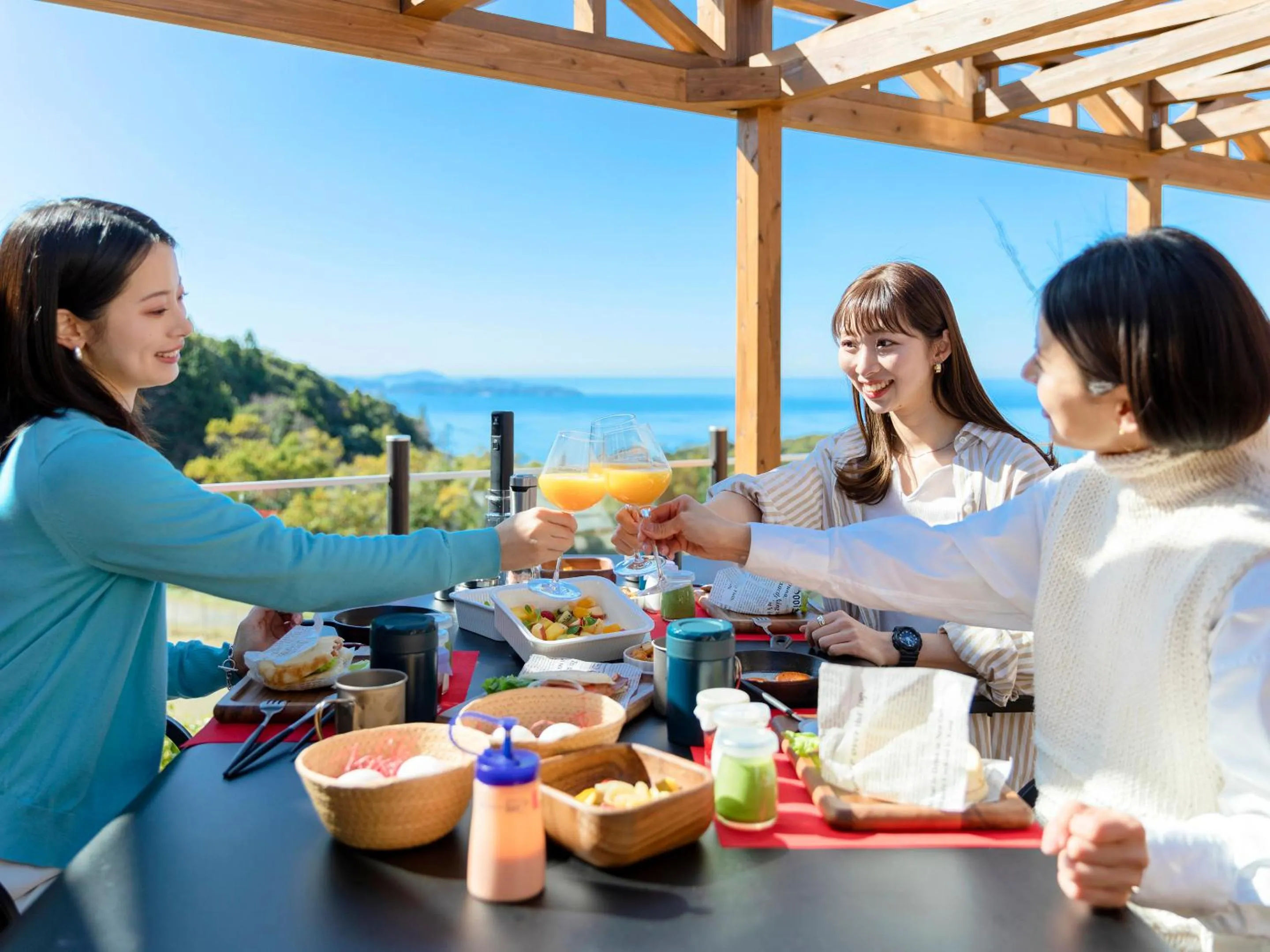 People in Glamping Resort GLANSO NAGASAKI