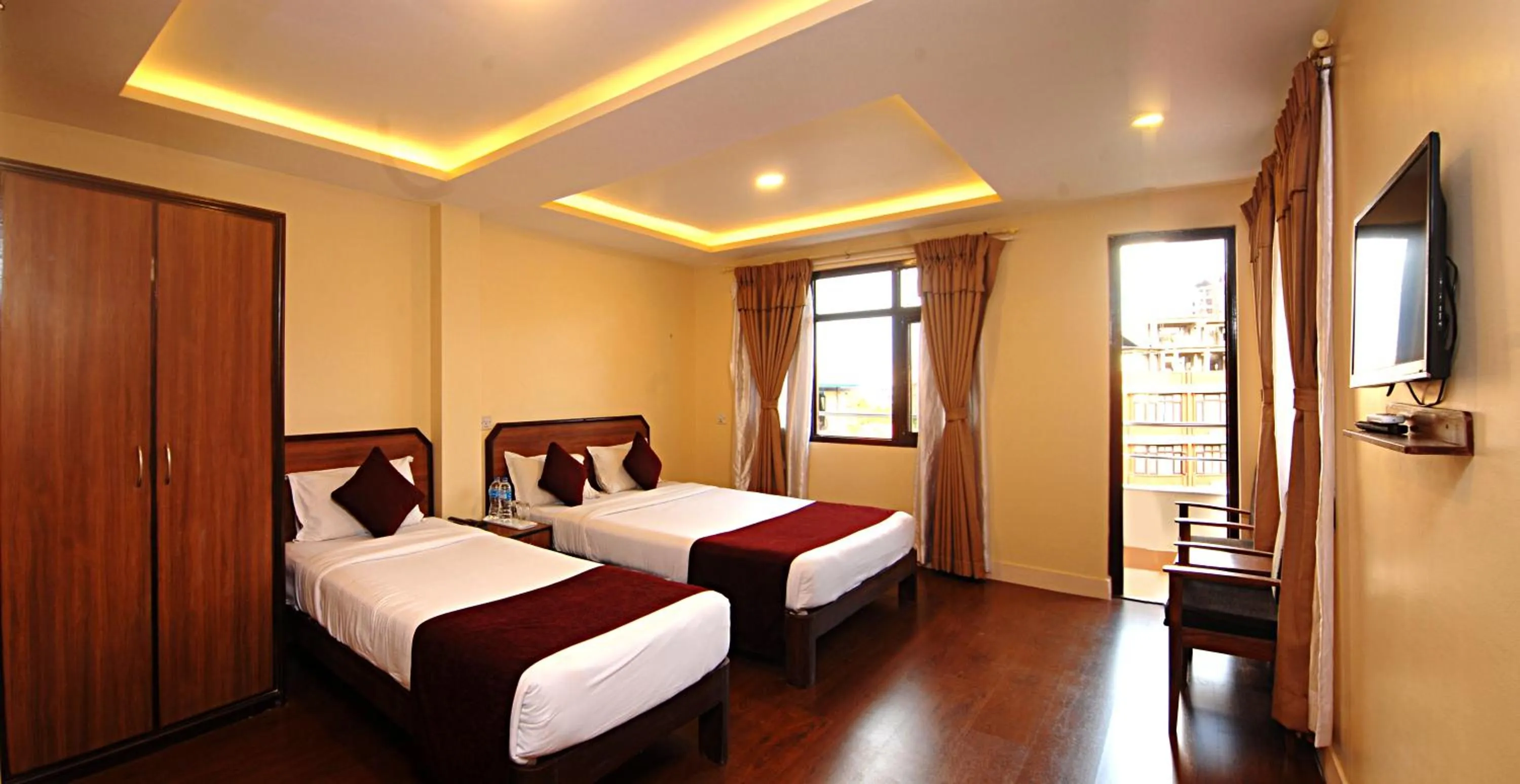 Bedroom, Bed in Thamel Grand Hotel