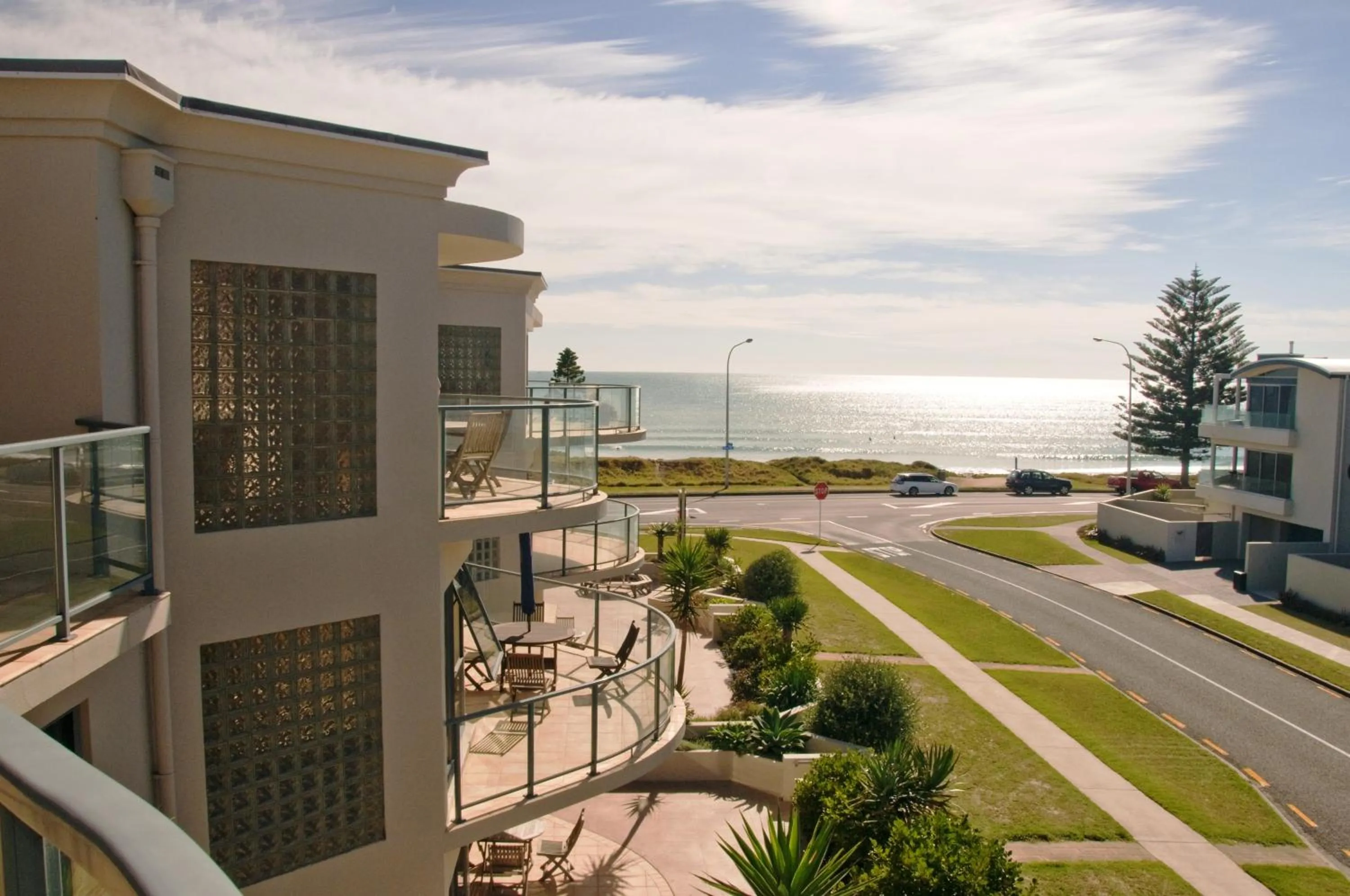 Facade/entrance in The Reef Beachfront Apartments