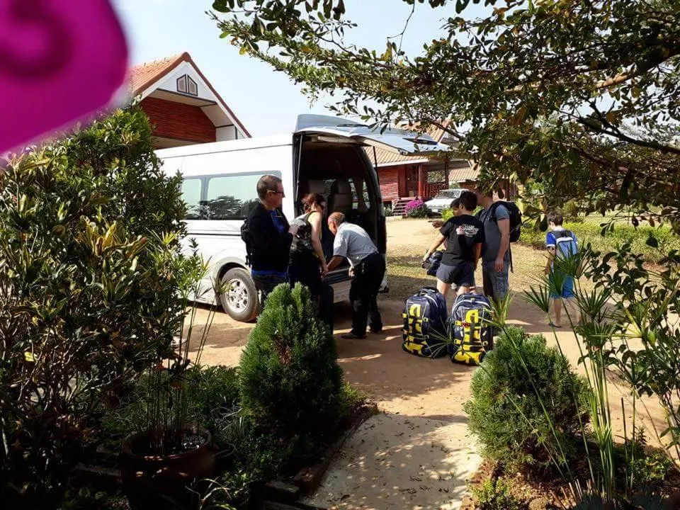 group of guests in Phoomtada Homestay