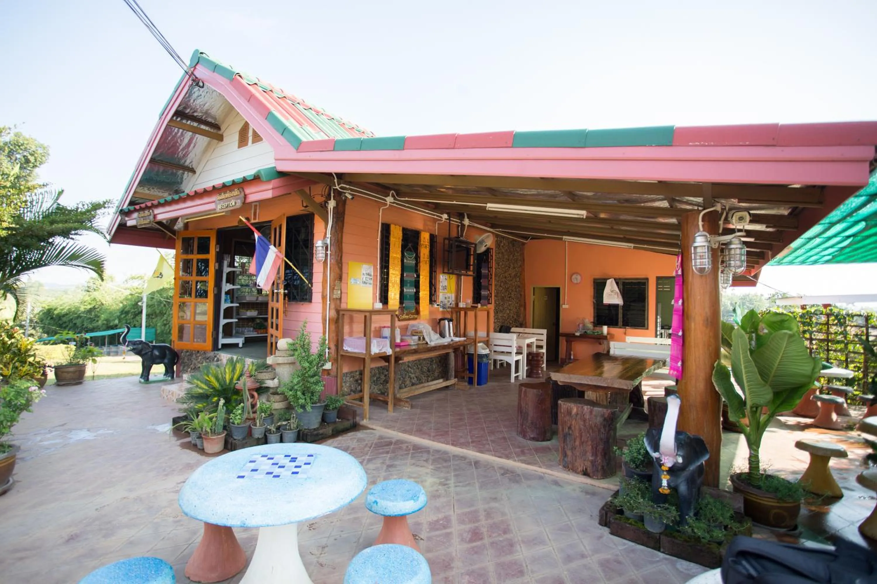 Lobby or reception in Phoomtada Homestay