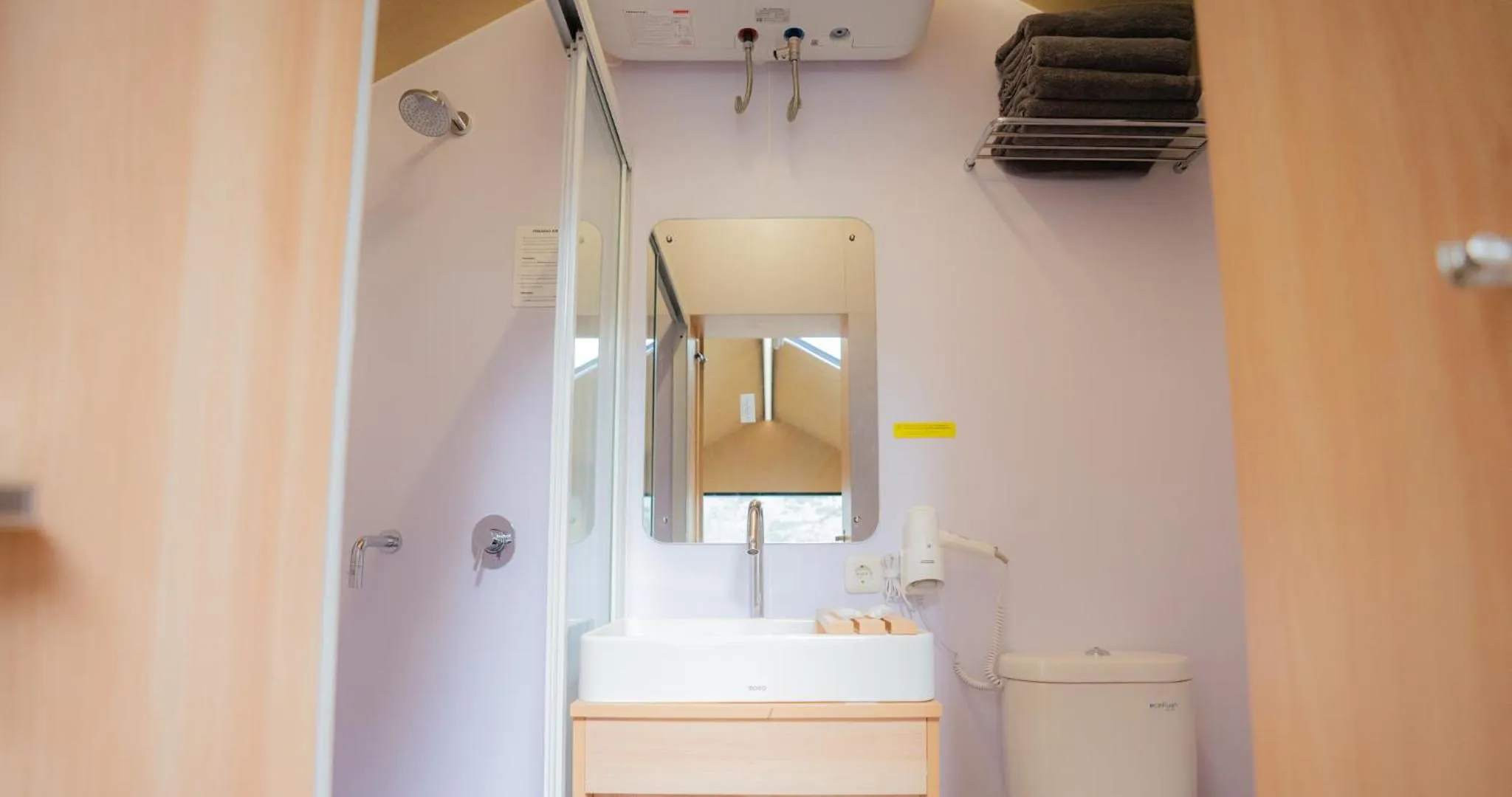 Bathroom in Bobocabin Pangalengan, Bandung