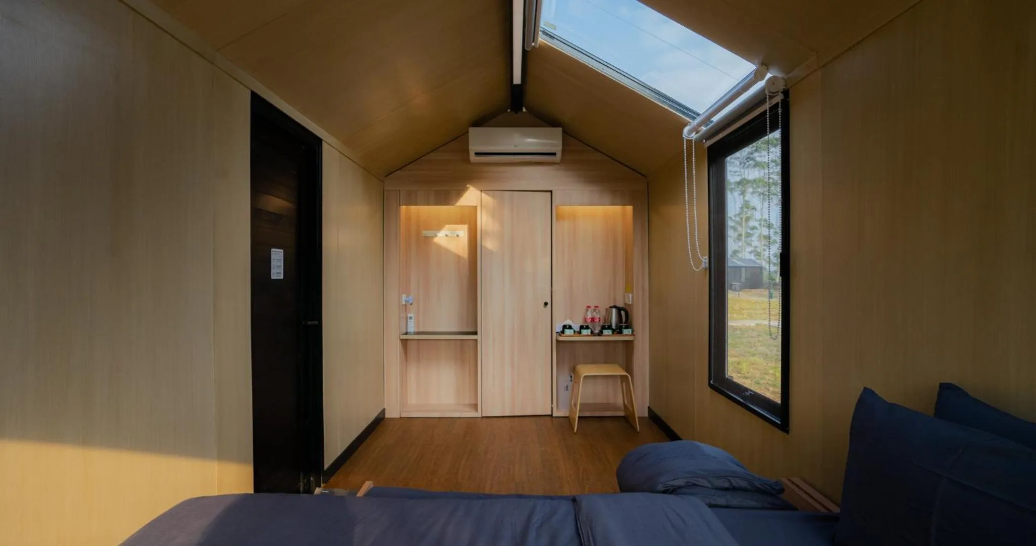 Bed in Bobocabin Pangalengan, Bandung