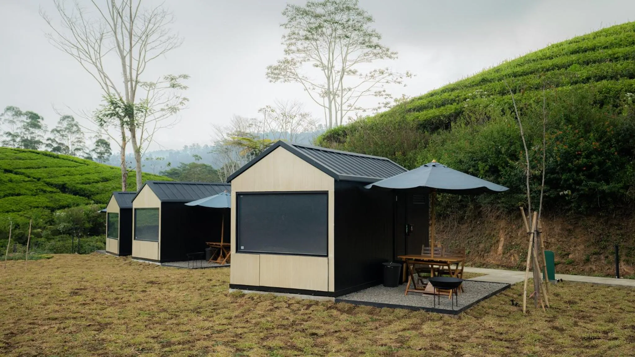 Bedroom in Bobocabin Pangalengan, Bandung